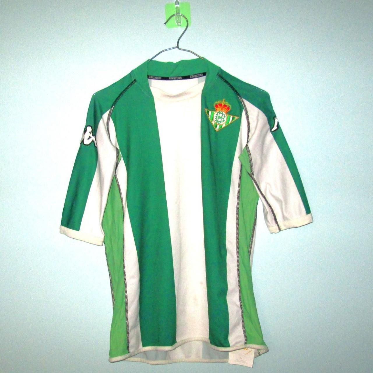 Kappa Real Betis Spain 2002 2003 Home Shirt Jersey Camiseta Size US S / EU 44-46 / 1 - 1 Thumbnail