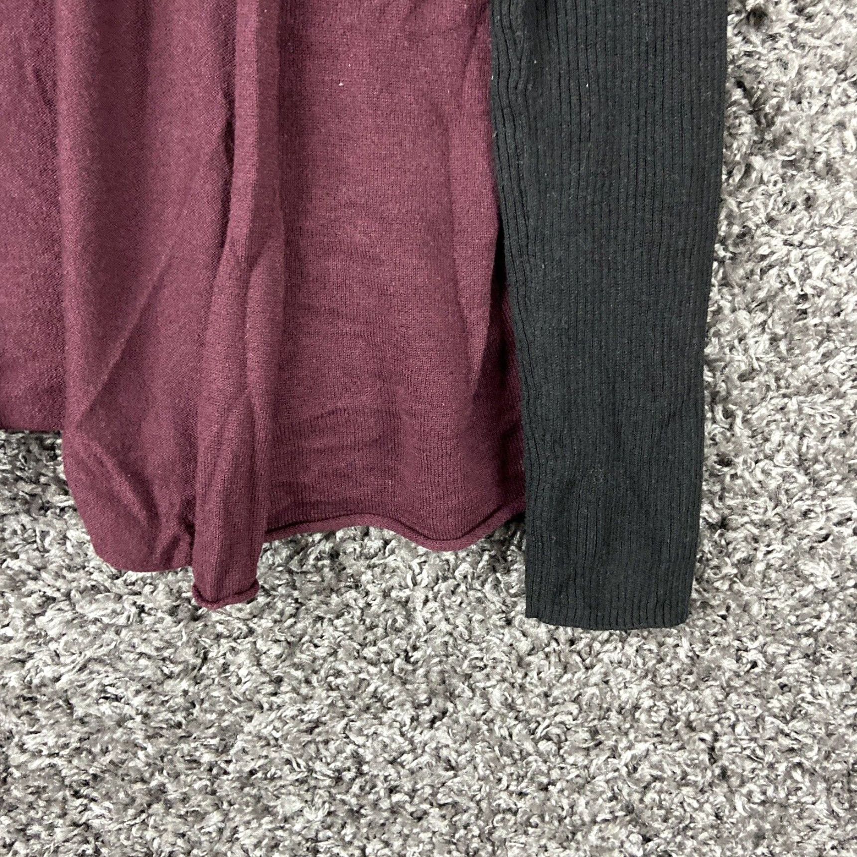 Apt. 9 Apt 9 Cardigan Womens M Long Sleeve Red Black Sweater Colorful Size M / US 6-8 / IT 42-44 - 2 Thumbnail