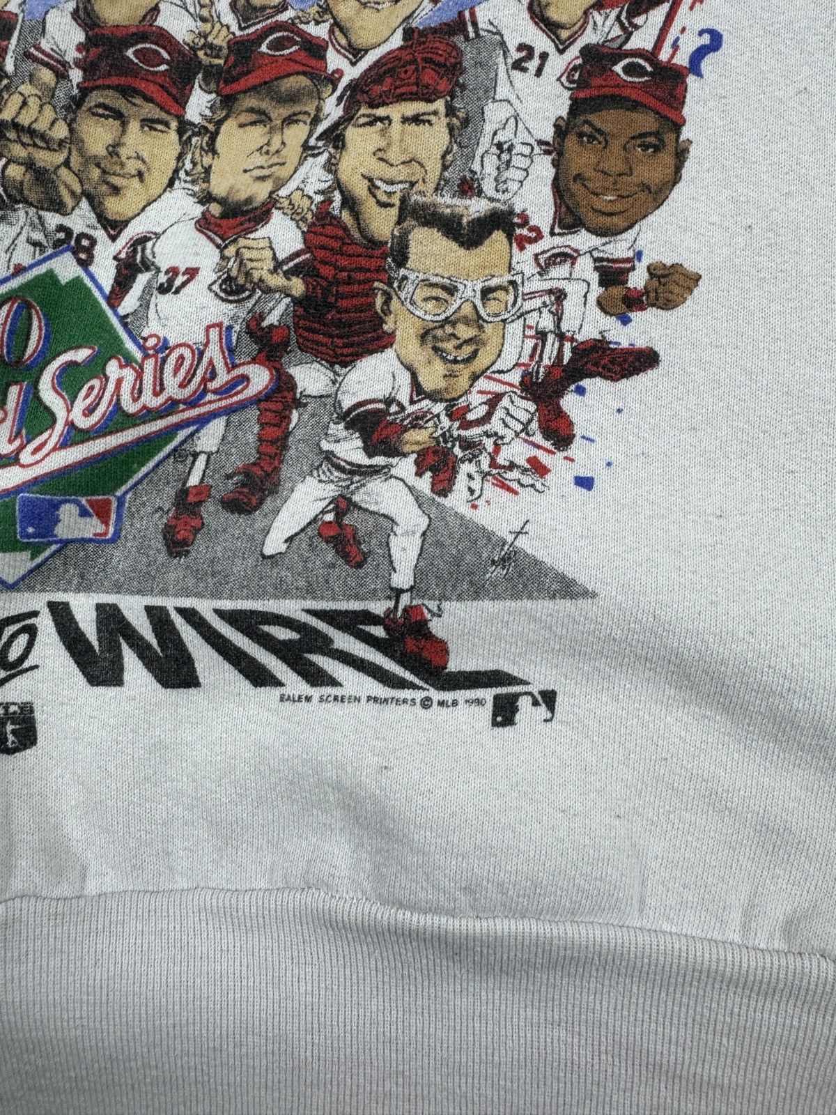 Salem Sportswear × Vintage 1990s Cincinnati Reds Salem Crewneck Size US S / EU 44-46 / 1 - 6 Thumbnail