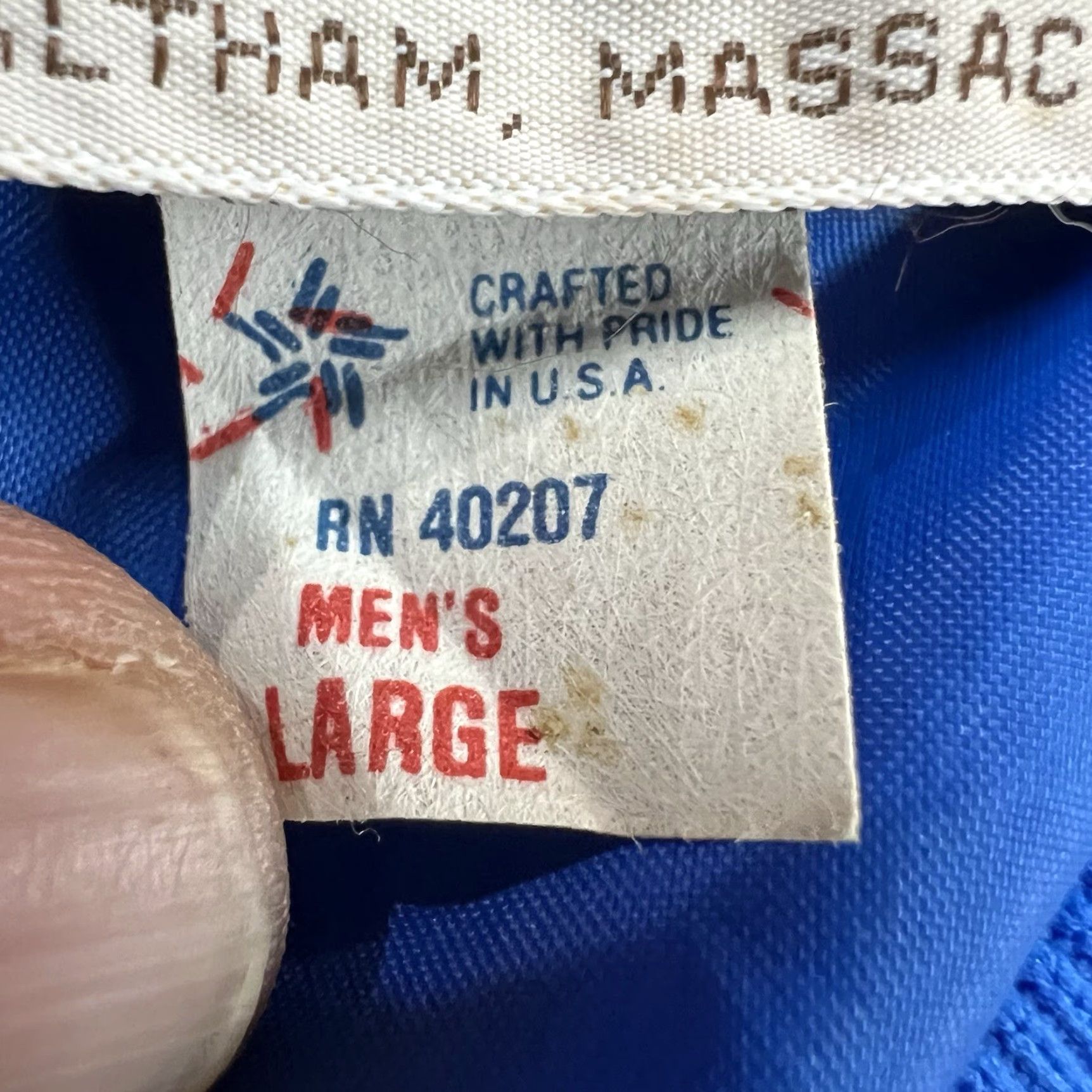 Vintage VINTAGE AF Aristocratic Sail Boston 1992 Miller Lite Sponsor Windbreaker Mens L Blue Jacket Size US L / EU 52-54 / 3 - 6 Thumbnail