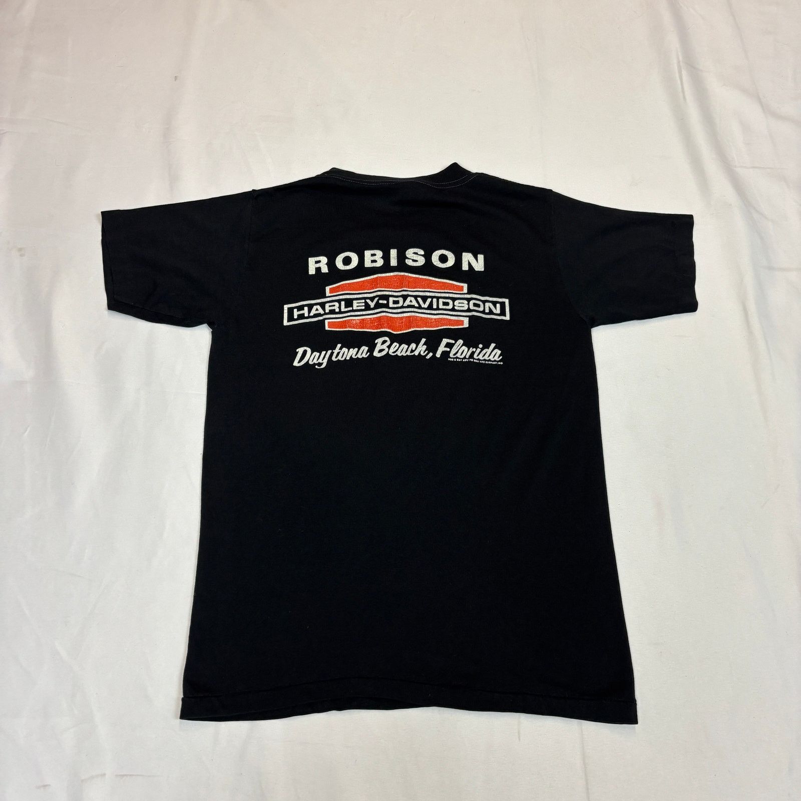 Harley Davidson Vintage 80s Harley Davidson Robison Florida Japan T Shirt M Size US M / EU 48-50 / 2 - 3 Thumbnail