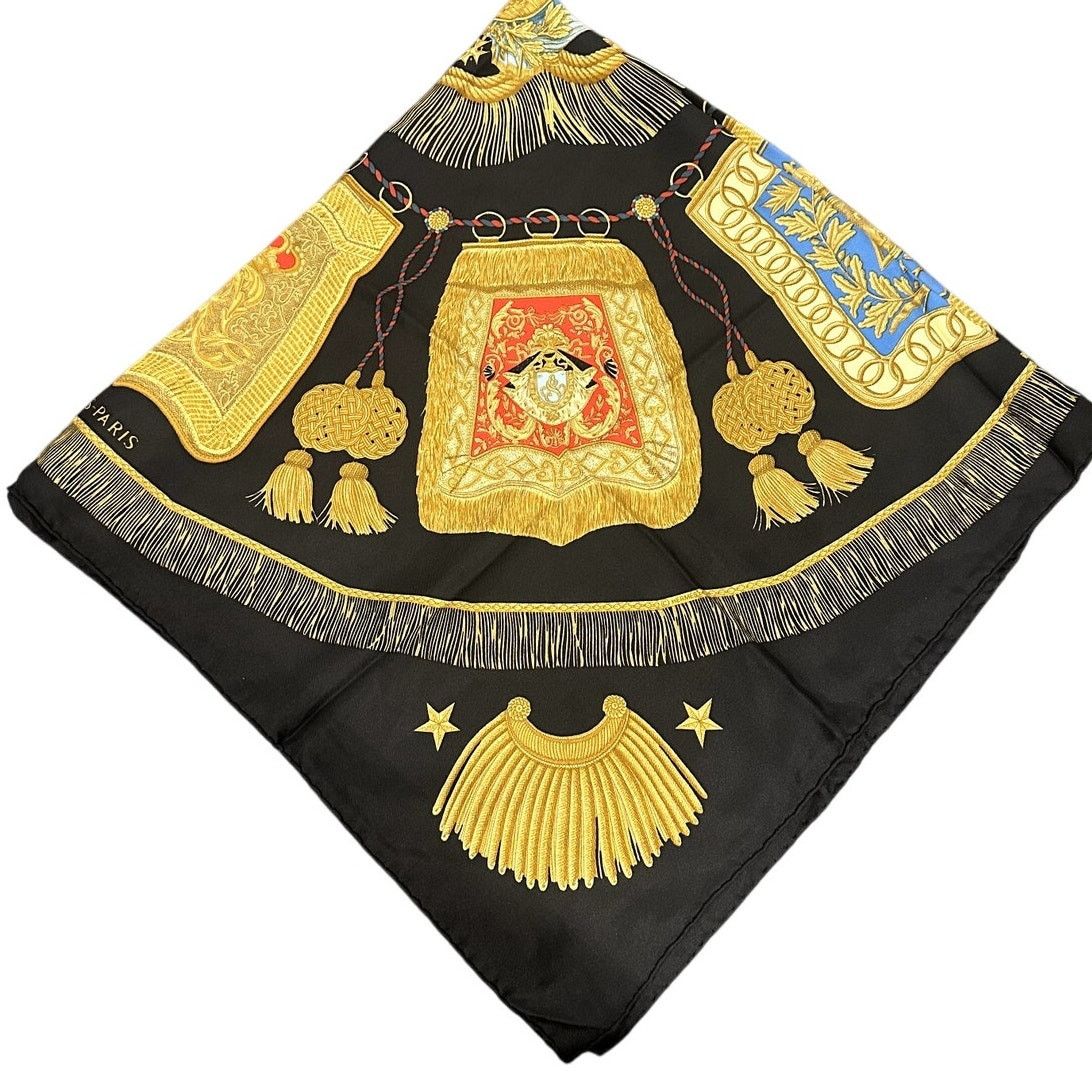 Hermes HERMES Carre 90 Poste et Cavalerie 100% Silk Scarf Box EUC Size ONE SIZE - 3 Thumbnail