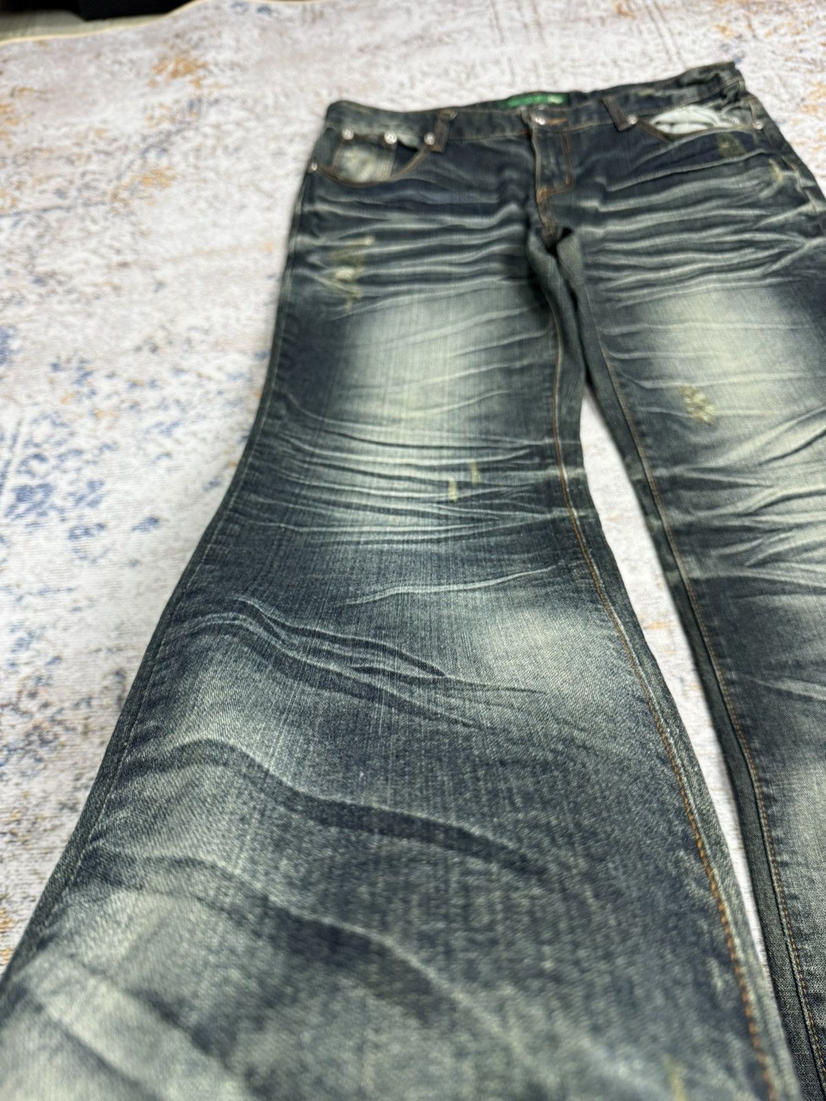 Tornado Mart Dong san y2k style denim pants Size US 34 / EU 50 - 3 Thumbnail