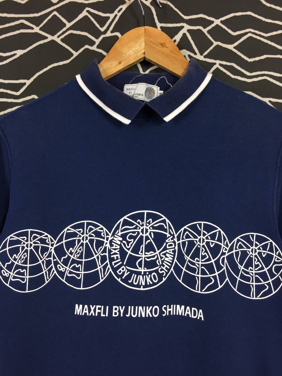 Junko Shimada Vtg Maxfli By Junko Shimada Japanese Designer Polo Tee Size US M / EU 48-50 / 2 - 3 Thumbnail