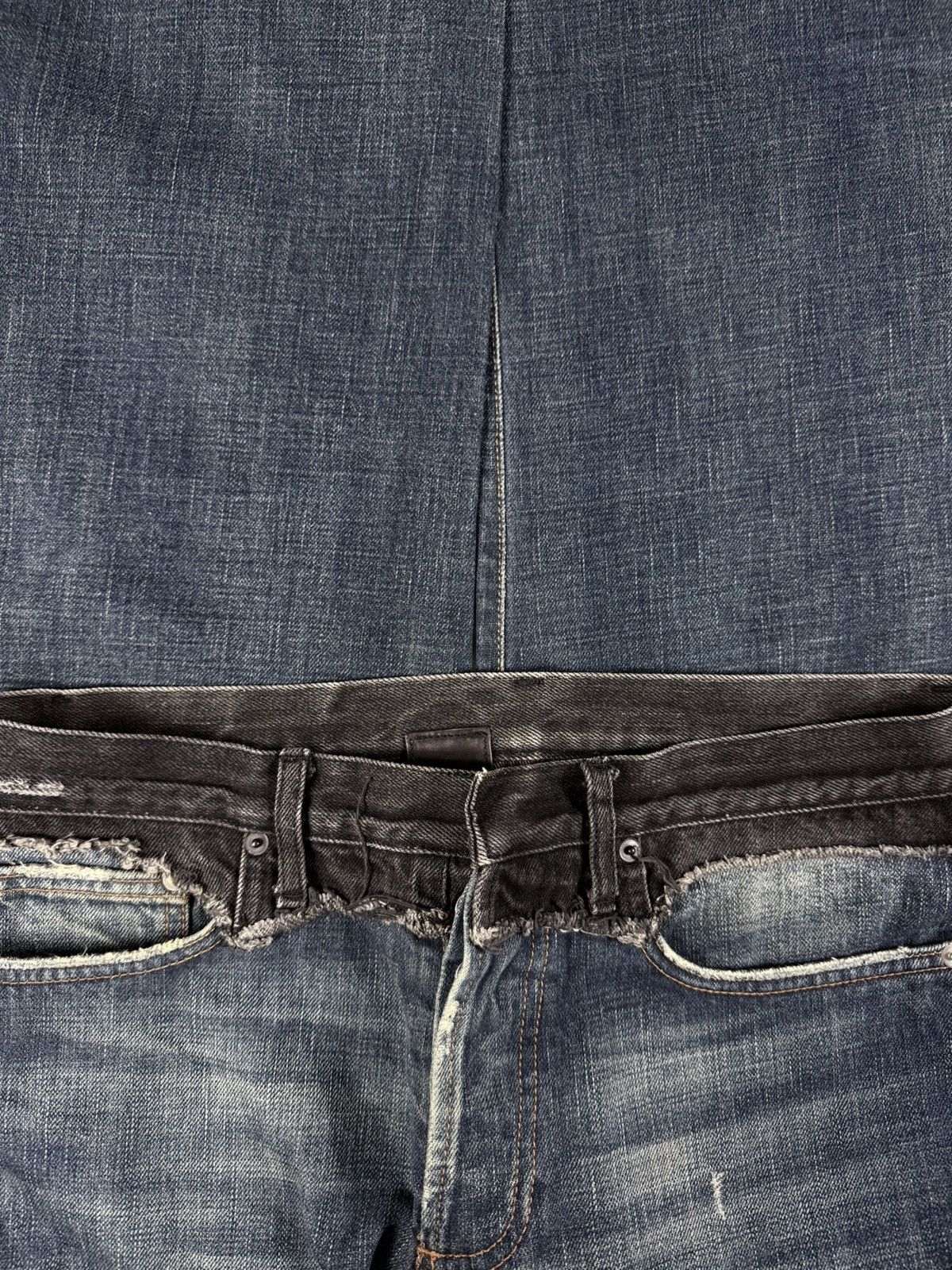 Dior × Hedi Slimane Dior Homme - AW06 Cummerbund Denim Size US 31 - 4 Thumbnail