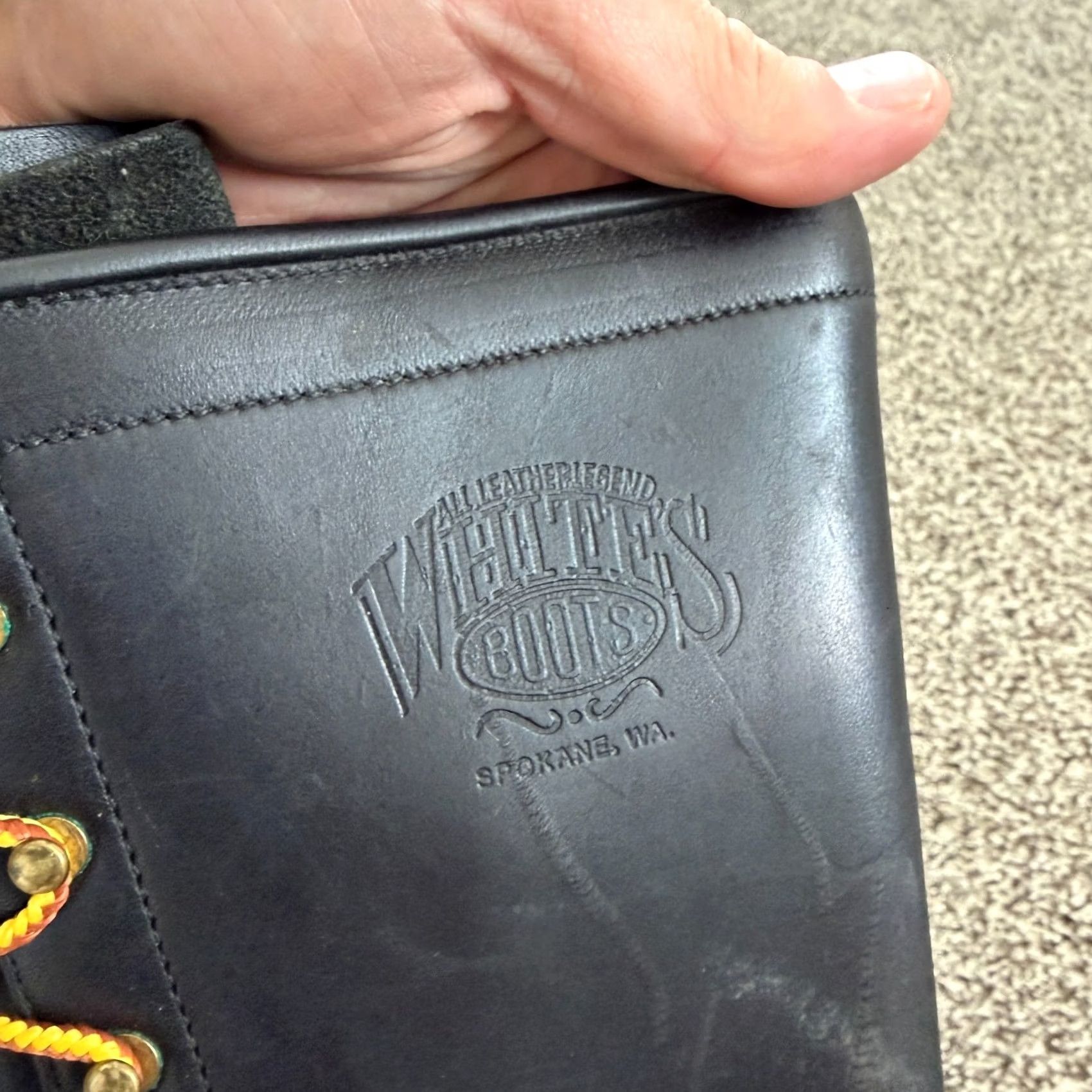 White's Boots White's Original Smokejumper Work Boot Black Men's 11 16" Size US 11 / EU 44 - 5 Thumbnail