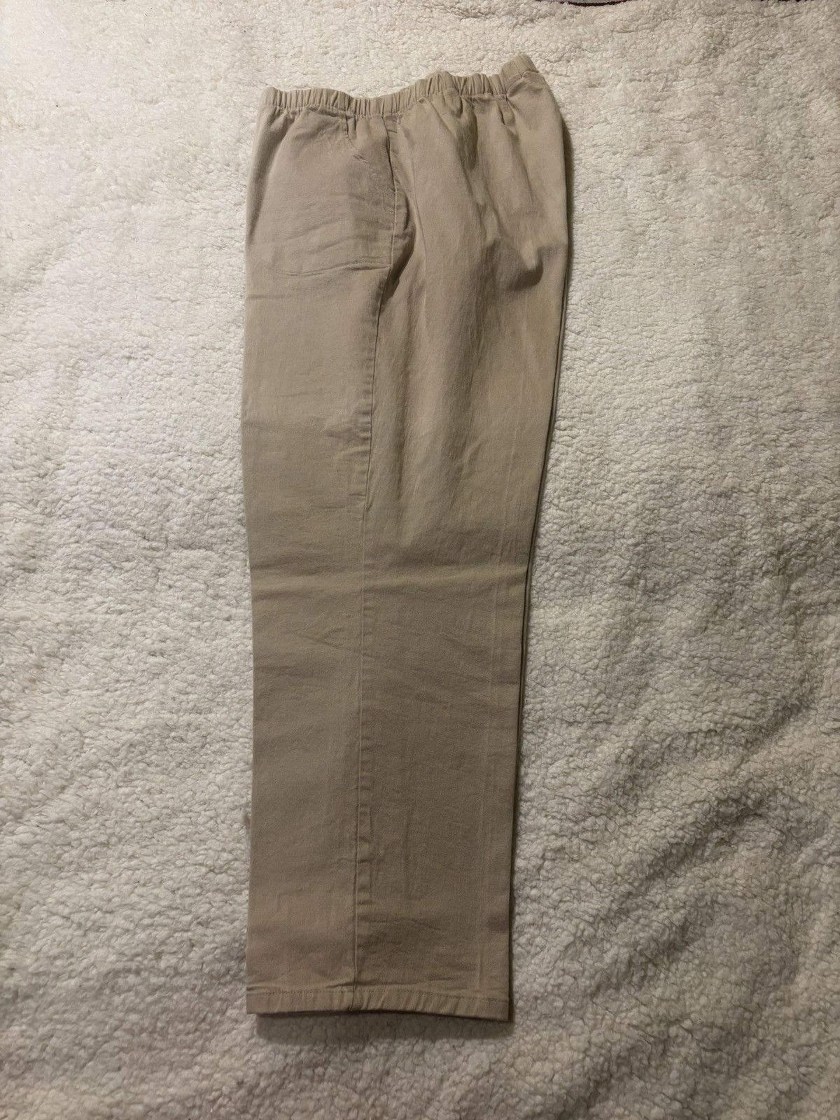 Other Women’s beige cotton chino pants1646 Size 40" / US 18 - 1 Thumbnail