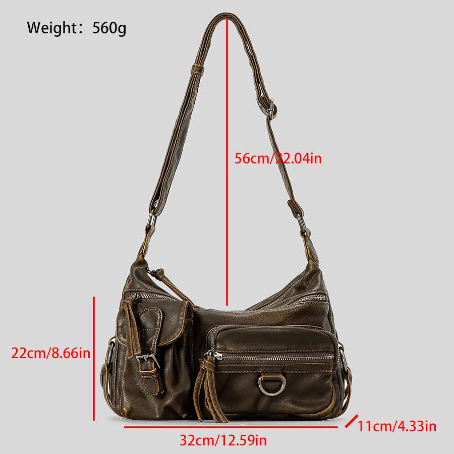 Japanese Brand Motorcycle Rock Punk Shoulder Bag Y2K Women Size ONE SIZE - 2 Thumbnail