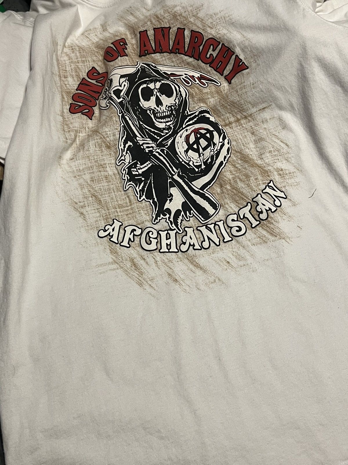 Vintage Y2K Sons of Anarchy Afghanistan Graphic Tee Size US L / EU 52-54 / 3 - 4 Thumbnail