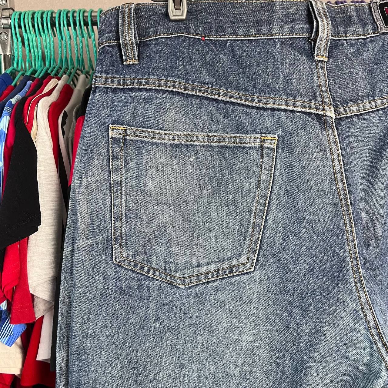 Fubu Vintage 90s FUBU Relaxed Rap Baggy Blue Faded Denim Pants Size US 40 / EU 56 - 8 Thumbnail