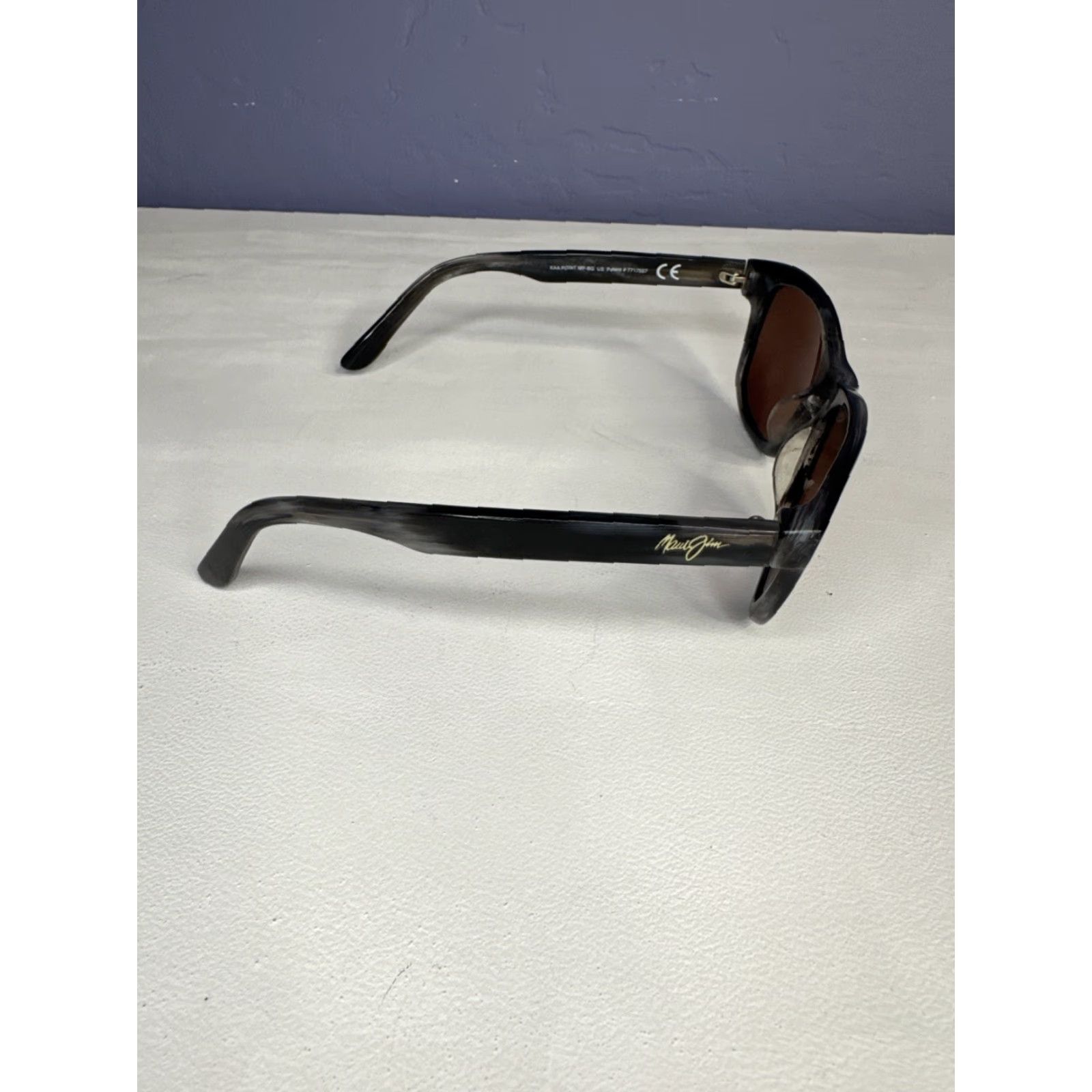 Maui Jim Maui Jim Ka'a Point MJ713-27 Polarized Charcoal Gray FRAMES ONLY Sunglasses Size ONE SIZE - 7 Thumbnail