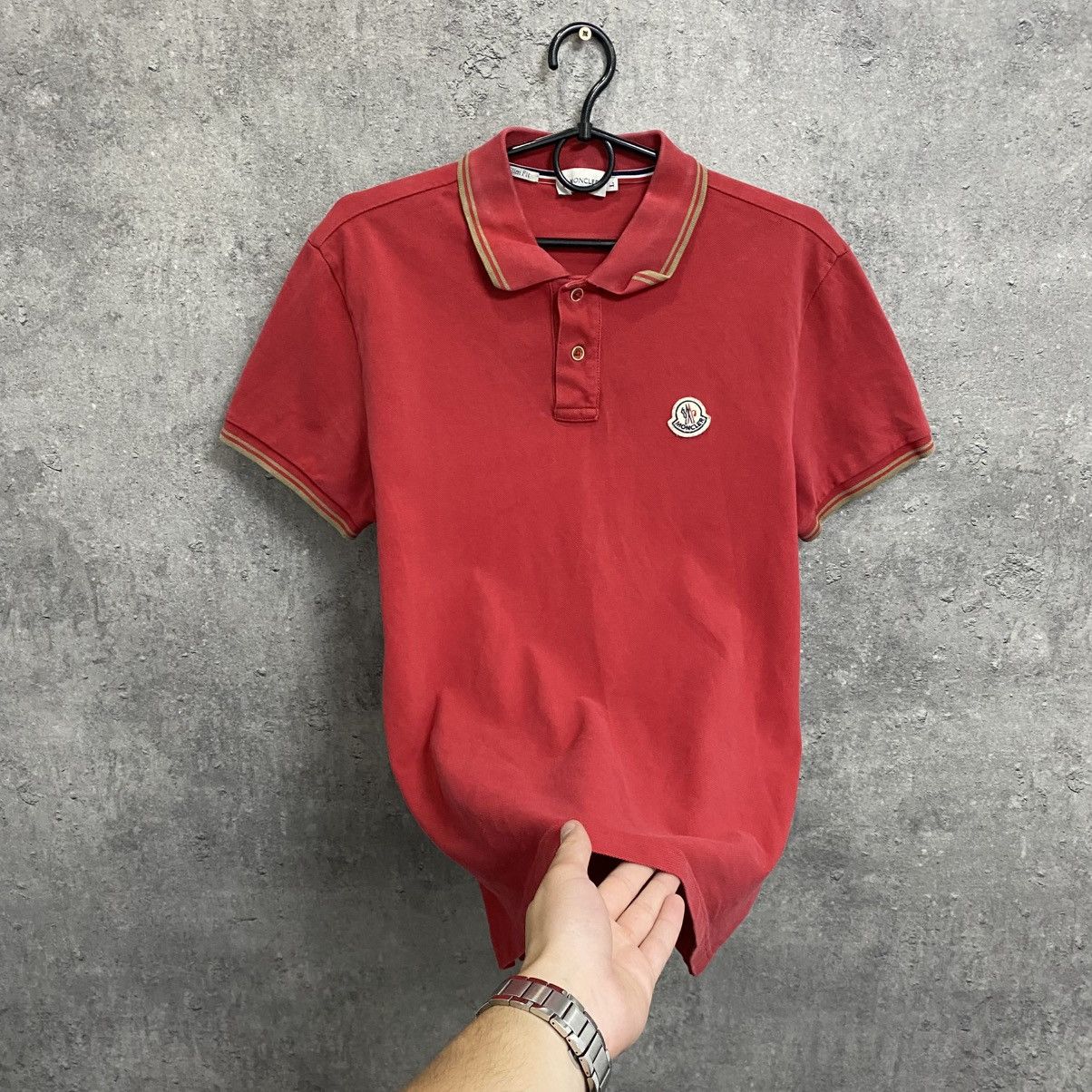 Moncler Moncler Polo T-shirt Size US L / EU 52-54 / 3 - 2 Thumbnail
