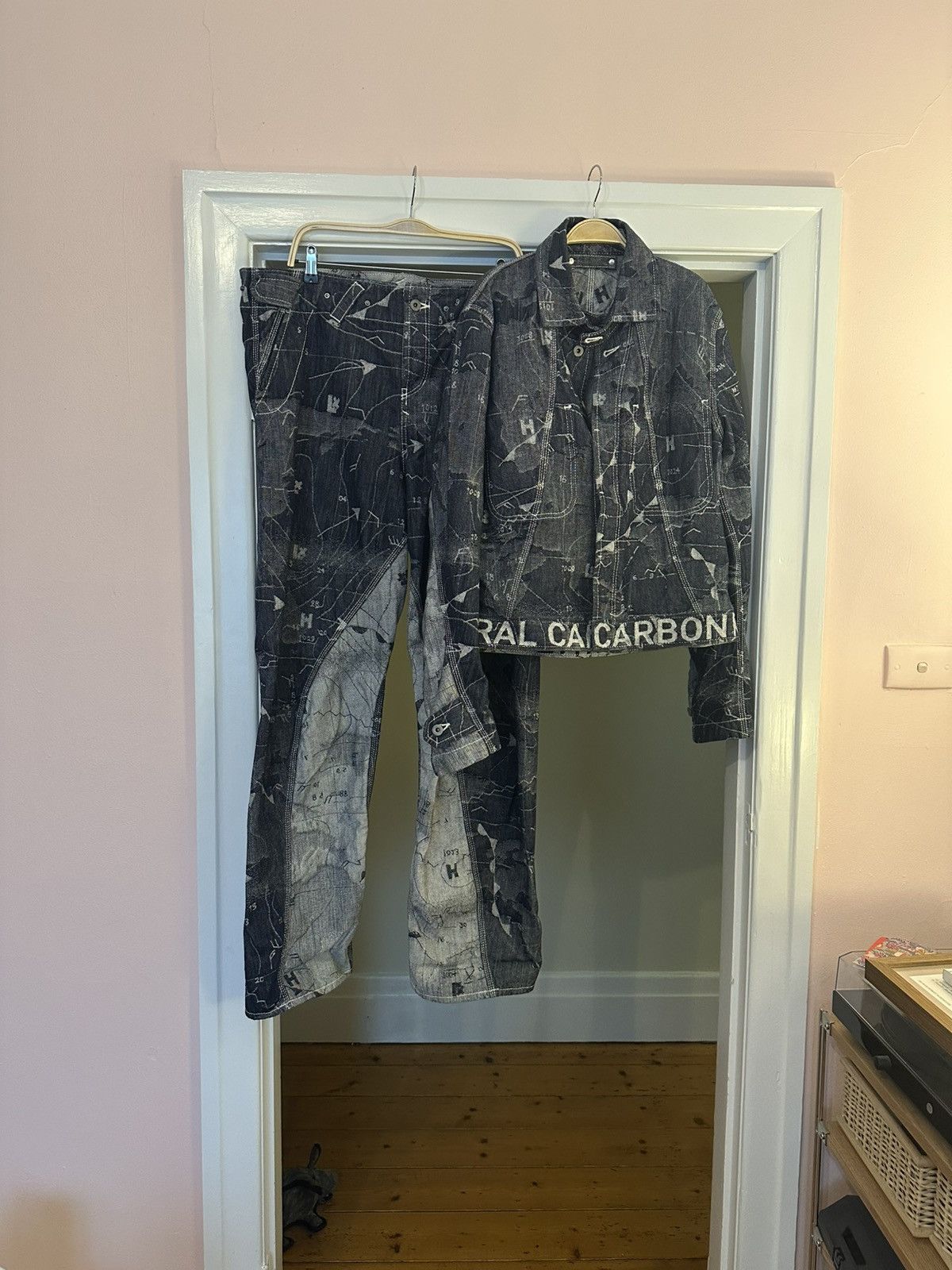 Issey Miyake SS08 A.P.O.C. Denim "CARBON NEUTRAL" set Size US 34 / EU 50 - 5 Thumbnail