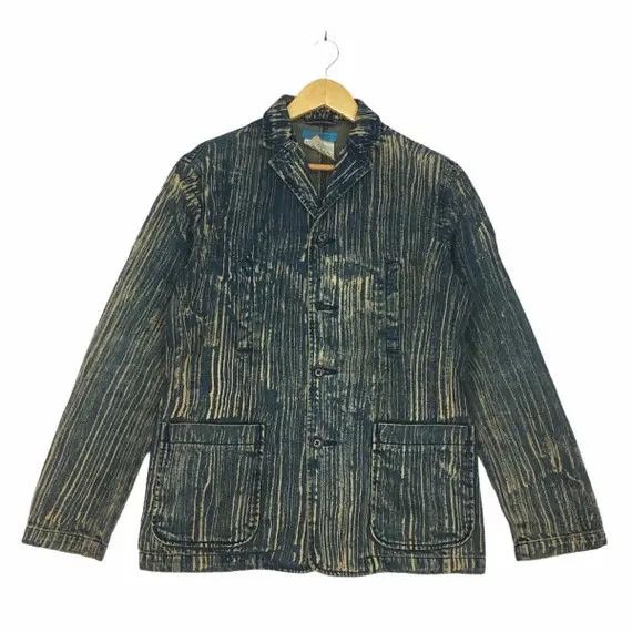 Katharine Hamnett London Katharine Hamnett London Distress Denim Jeans Jacket Boro Size L / US 10 / IT 46 - 1 Thumbnail