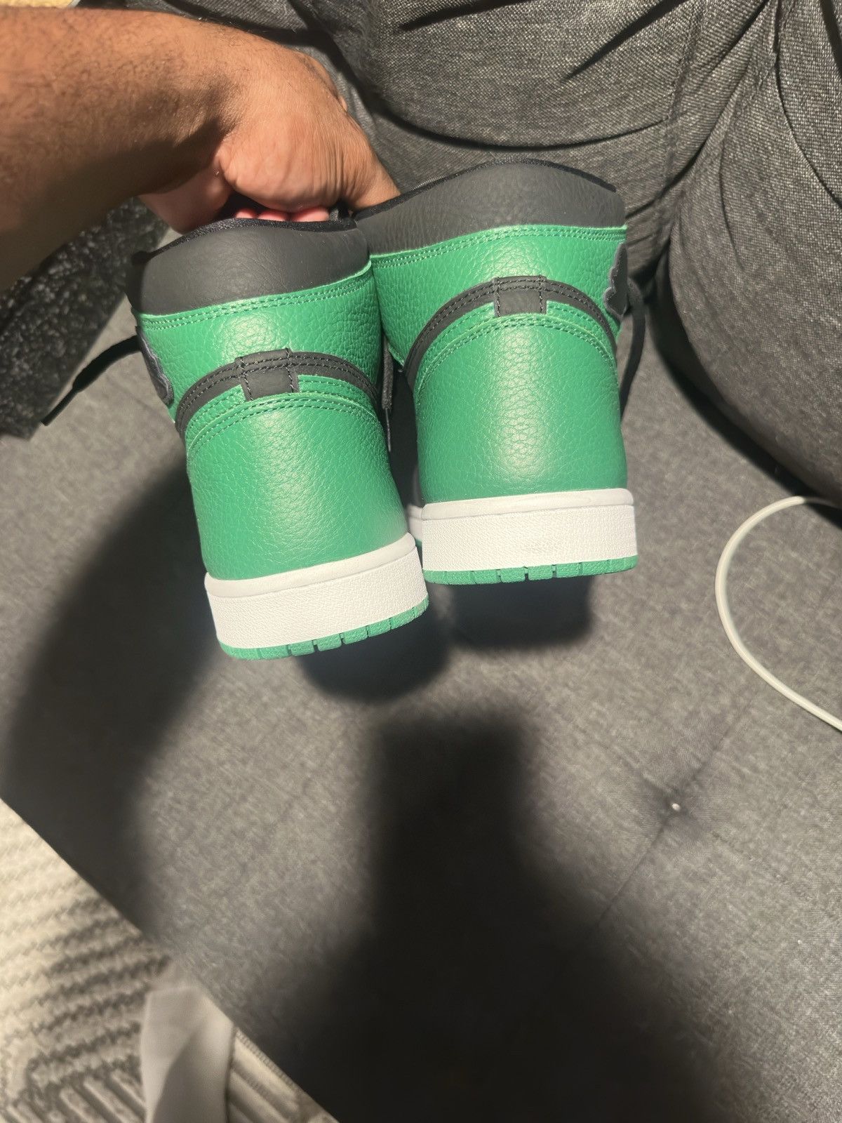 Jordan Brand Air Jordan 1 Pine Green Size US 11 / EU 44 - 5 Thumbnail