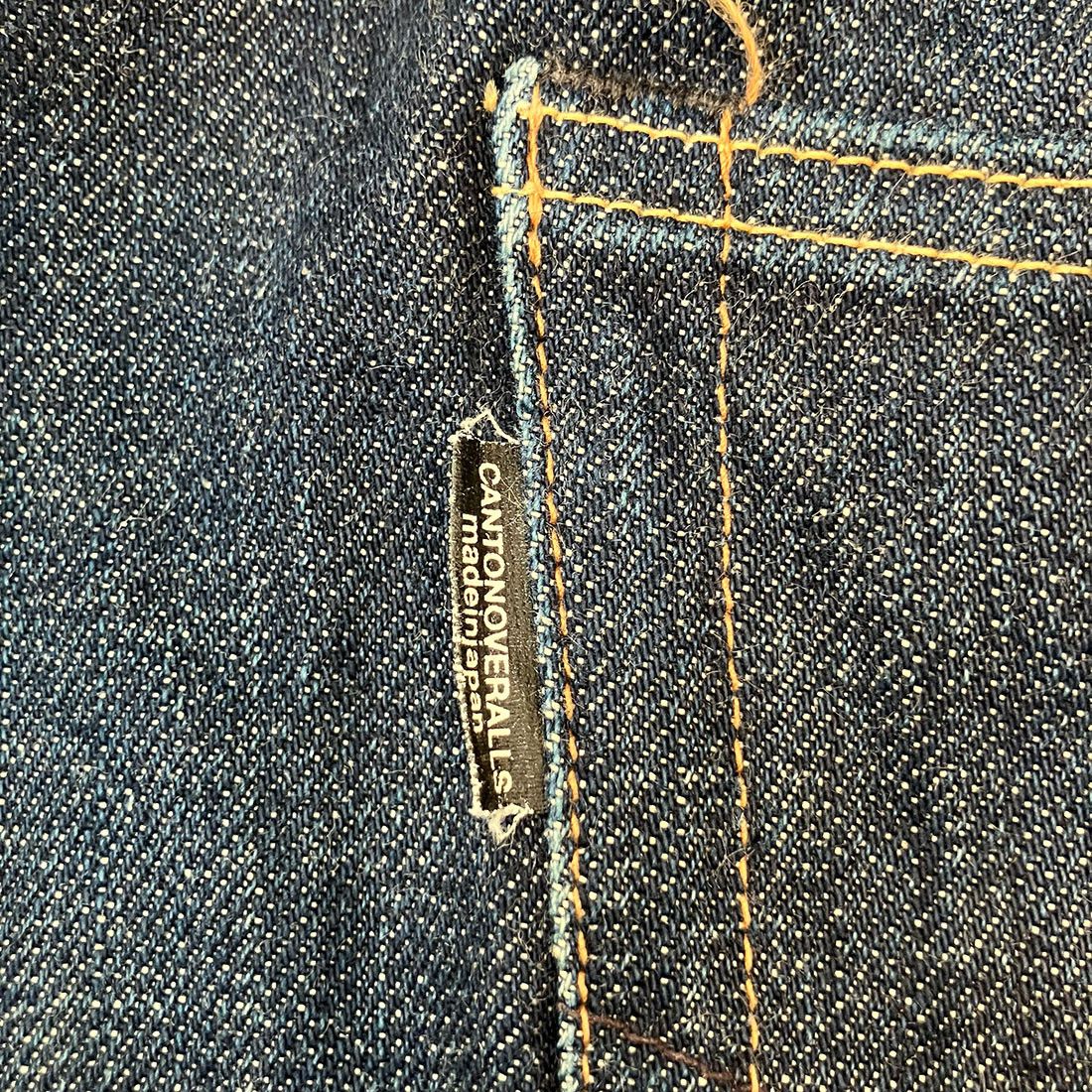 Japanese Brand CANTON OVERALLS 1963-106 W34 x L31 1966-type Tapered Size US 34 / EU 50 - 14 Thumbnail