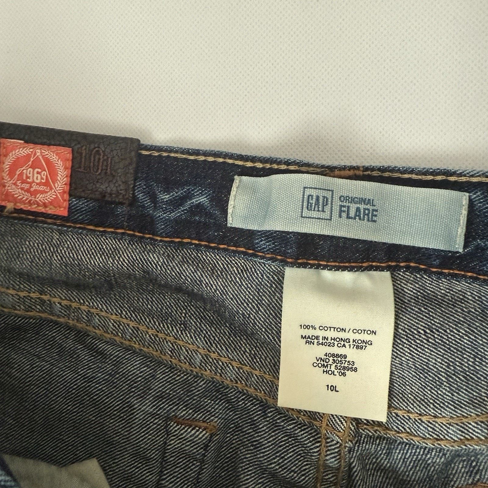 Gap Gap 1969 Original Flare Denim Boho Western Casual Jeans Size 32" / US 10 / IT 46 - 3 Thumbnail
