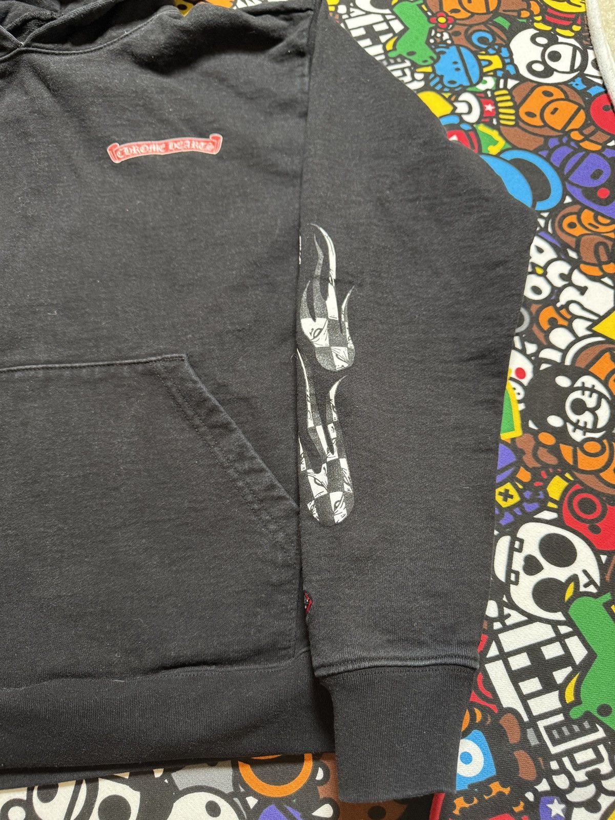 Chrome Hearts Chrome Hearts Black Matty Boy Stay Fast Logo Pullover Hoodie Size US S / EU 44-46 / 1 - 6 Thumbnail