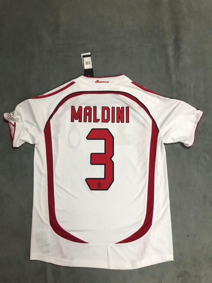 Paolo Maldini AC Milan 2007 Champions League Final Jersey