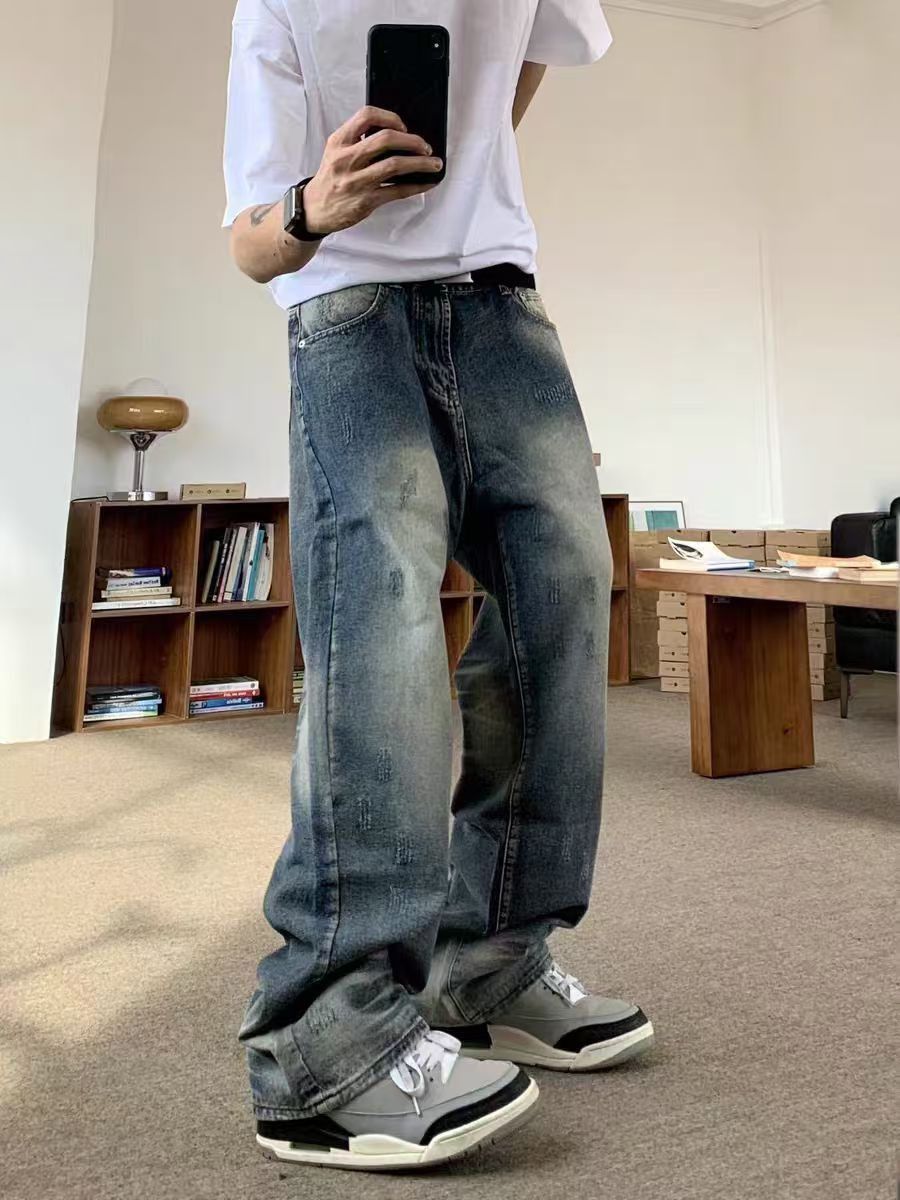 Japanese Brand × Jean Vintage washed straight leg casual jeans Size US 30 / EU 46 - 4 Thumbnail