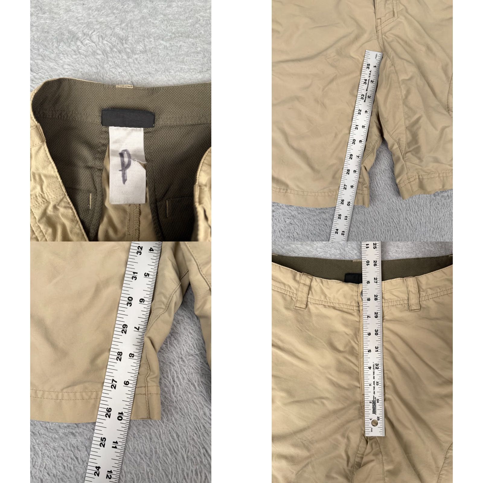 Patagonia Patagonia Shorts Men 28 Beige Cargo Zipper Pocket Hiking Camping 28x10 Shorts Mens Beige Cargo Baggy? Size US 28 / EU 44 - 8 Thumbnail