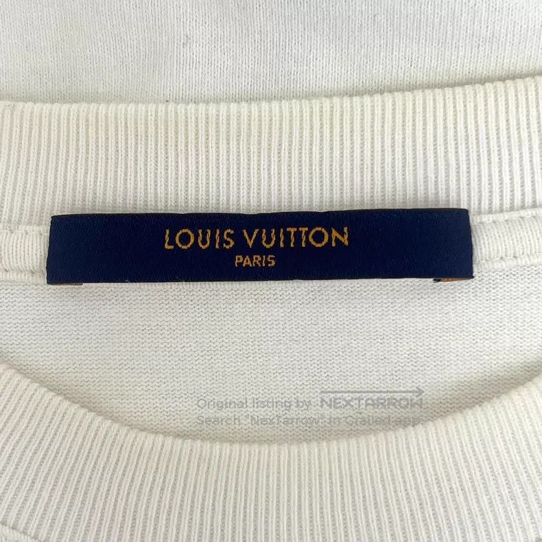 Louis Vuitton Louis Vuitton Off-white piano monogrammed cotton crewneck Size US XXL / EU 58 / 5 - 6 Thumbnail