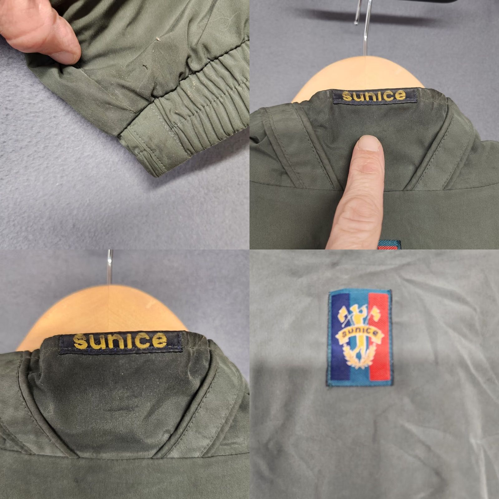Vintage VINTAGE Sunice Jacket Windbreaker Pullover Golf 1/2 Zip Green L Mens Flaw Size US L / EU 52-54 / 3 - 8 Thumbnail