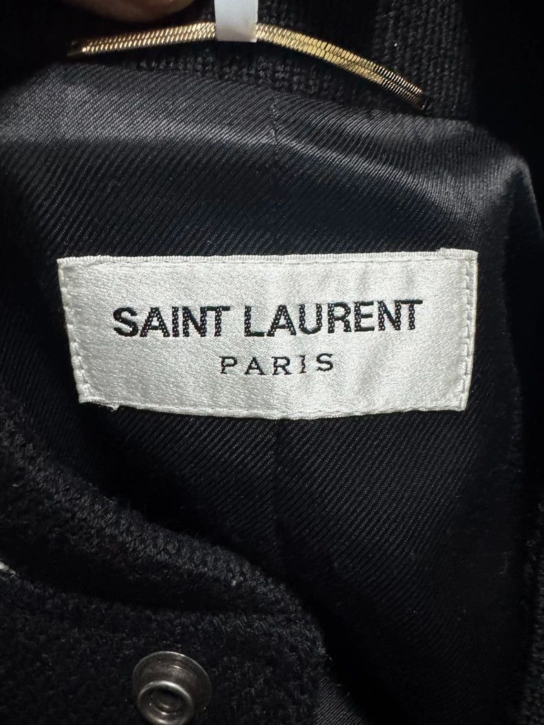 Saint Laurent Paris Black Striped Casual Baseball Jacket-2506 Size US XL / EU 56 / 4 - 3 Thumbnail
