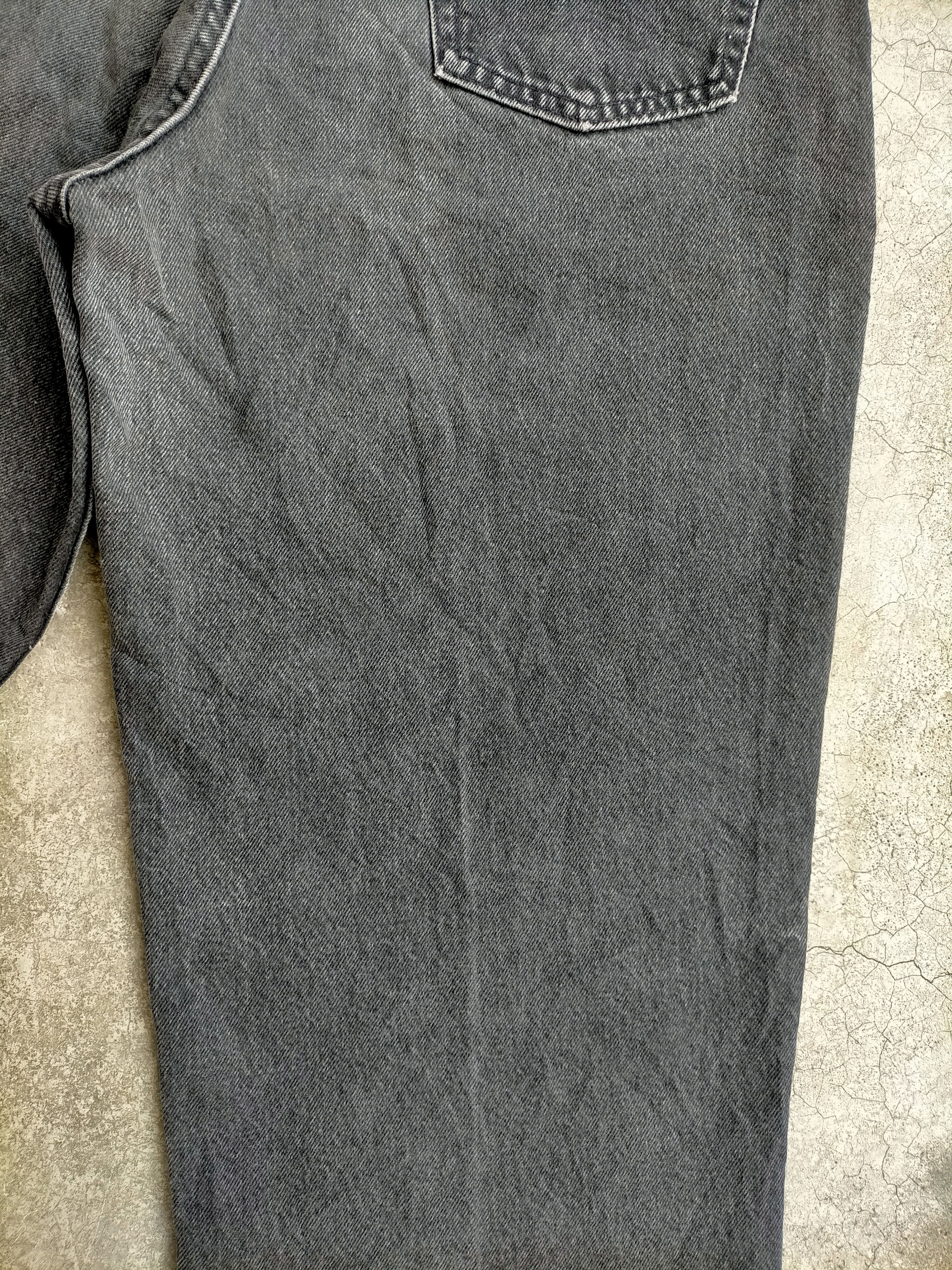 Levi's Vintage 90s Levis Silvertab Loose button Fly Black jeans Size US 37 - 12 Thumbnail