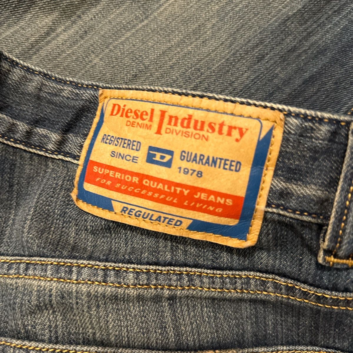 Diesel × Vintage Diesel wide/straight fit Size US 30 / EU 46 - 4 Thumbnail