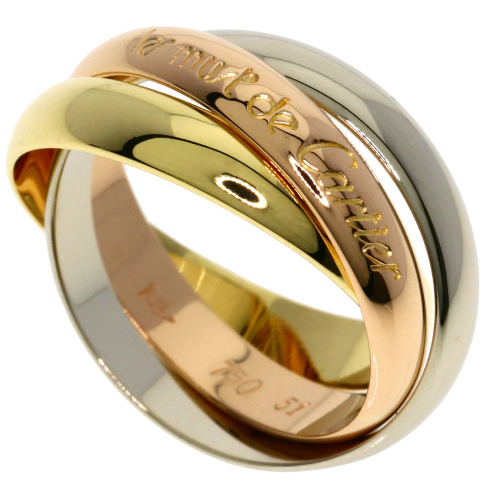 Cartier Cartier Trinity #51 Ring, 18K Pink Gold/18K Yellow White Gold, Women's, CARTIER Size ONE SIZE - 1 Thumbnail