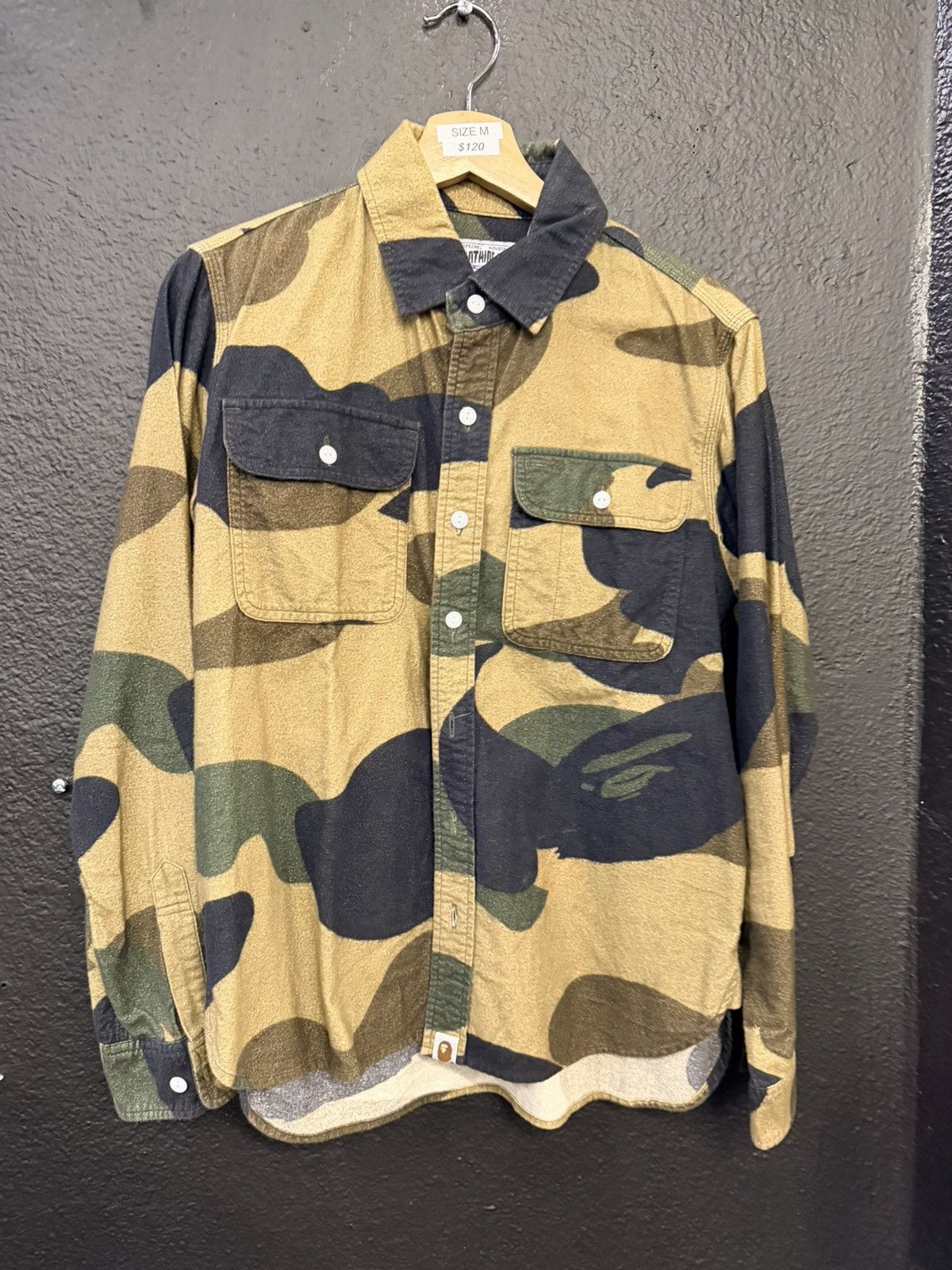 Bape Bape Camo Button Up Longsleeve Size US M / EU 48-50 / 2 - 1 Thumbnail