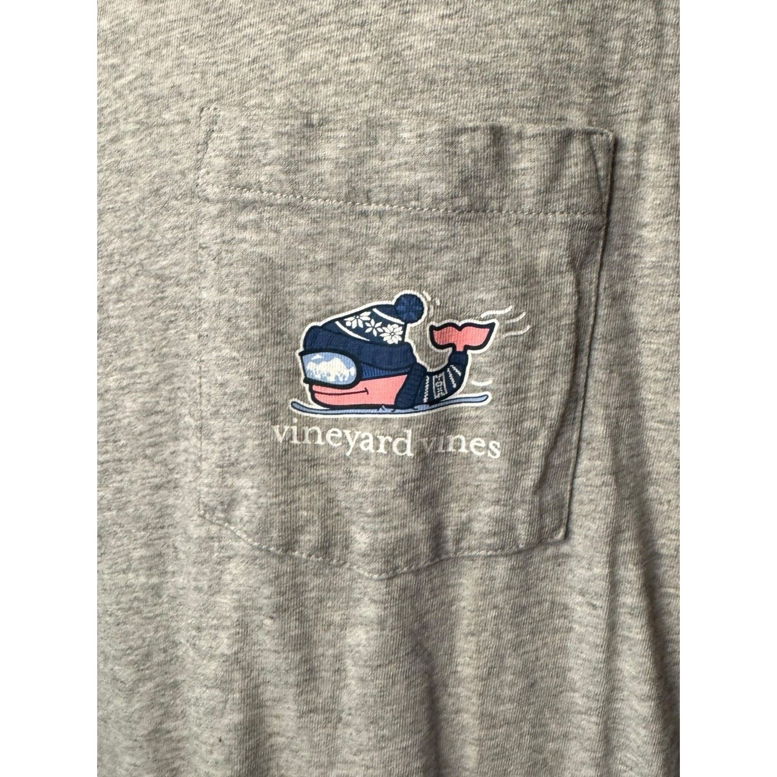 Vineyard Vines Vineyard Vines Skiing Whale Crew Neck Long Sleeve T Shirt Size US XL / EU 56 / 4 - 4 Thumbnail