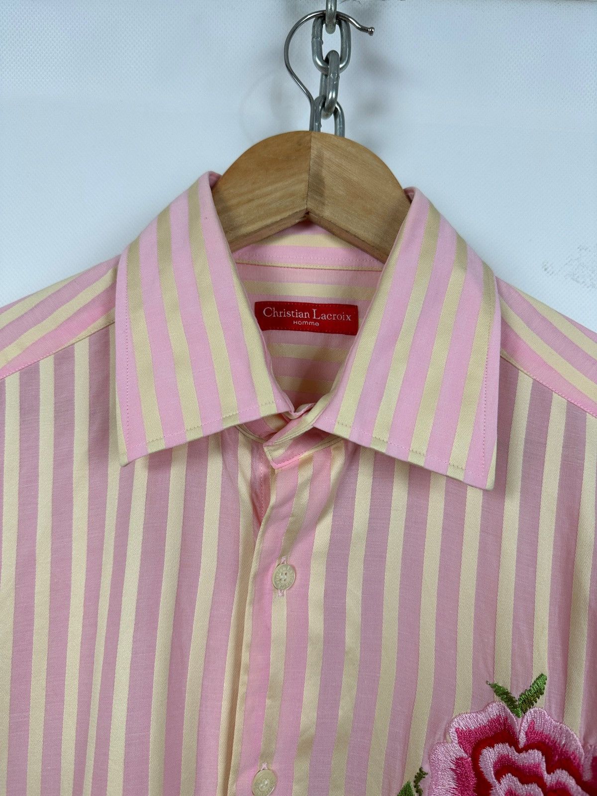 Christian Lacroix Christian Lacroix Flowers Print Long Sleeve Button Up Shirt Size US M / EU 48-50 / 2 - 7 Thumbnail