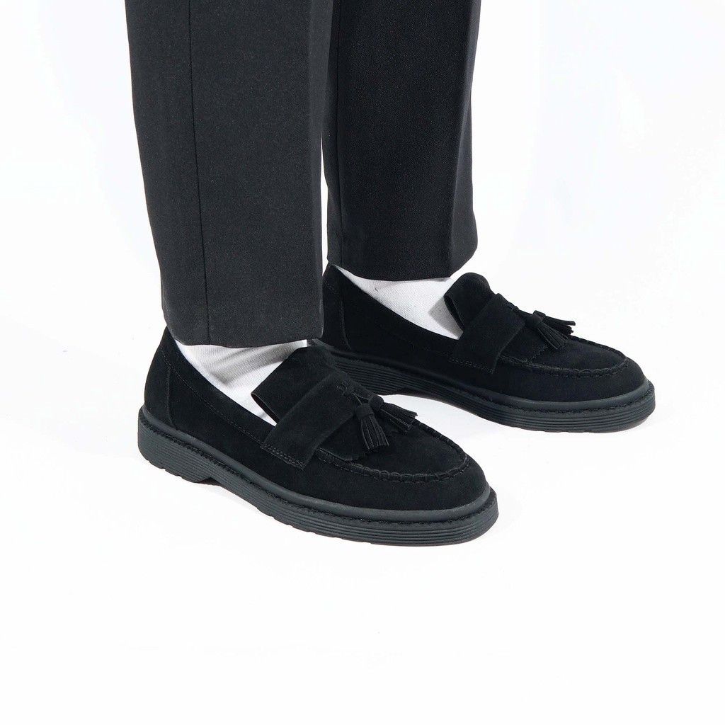 Other Fleur Tassel Black Loafers Suede Size US 10 / EU 43 - 5 Thumbnail