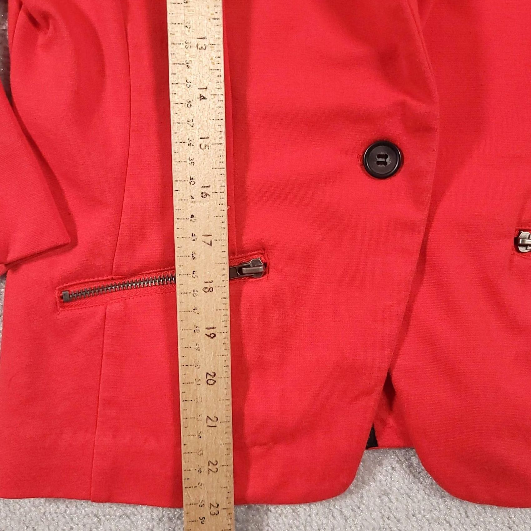 Christian Siriano Christian Siriano Blazer Womens Small Coral Runway Style Career Jacket Stretch Jacket/Coat Blazer Size S / US 4 / IT 40 - 7 Thumbnail