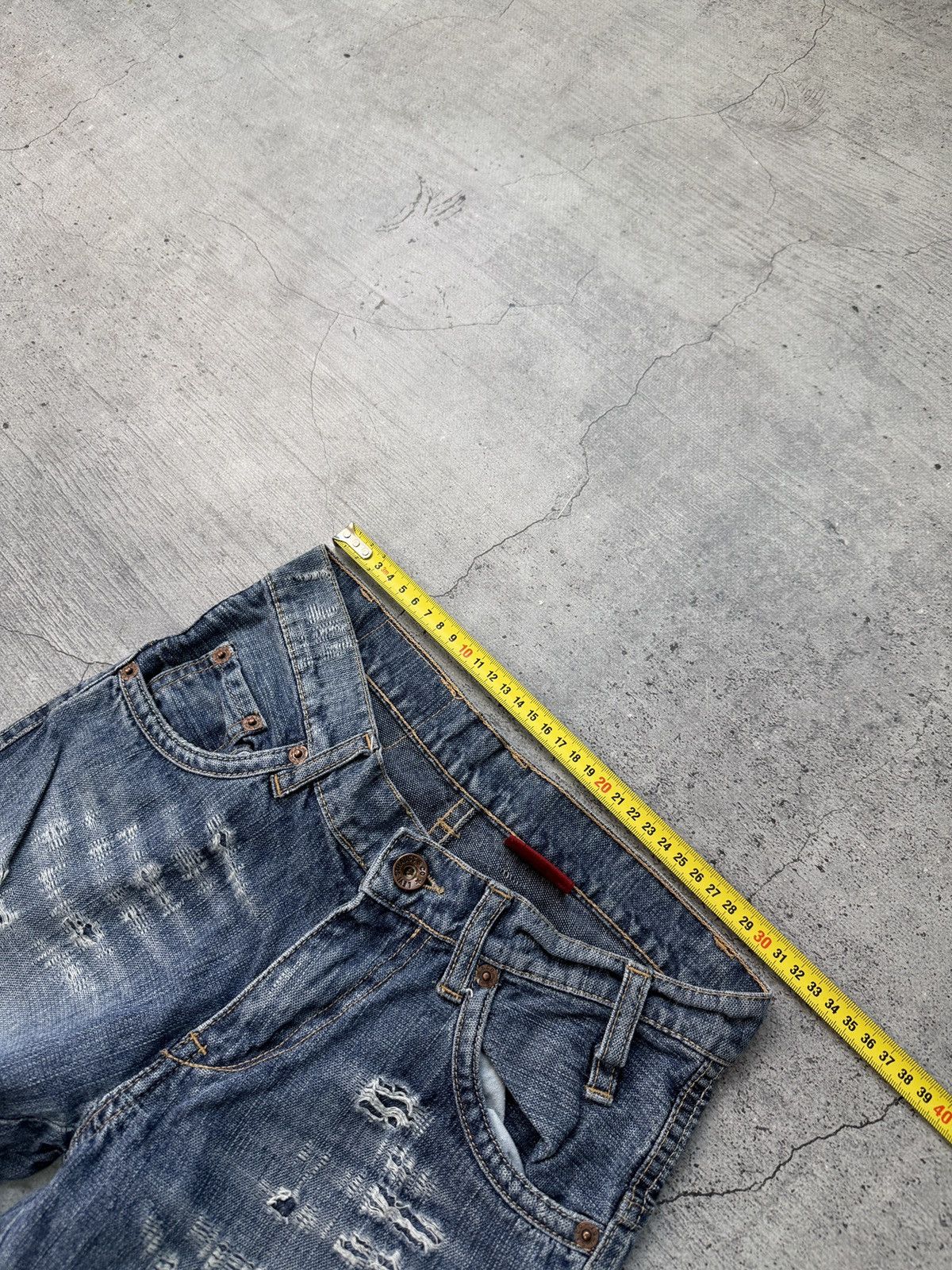 Levi's Y2K Skull Cross Bones Levi’s Engineered Jeans Grunge Size US 26 / EU 42 - 10 Thumbnail