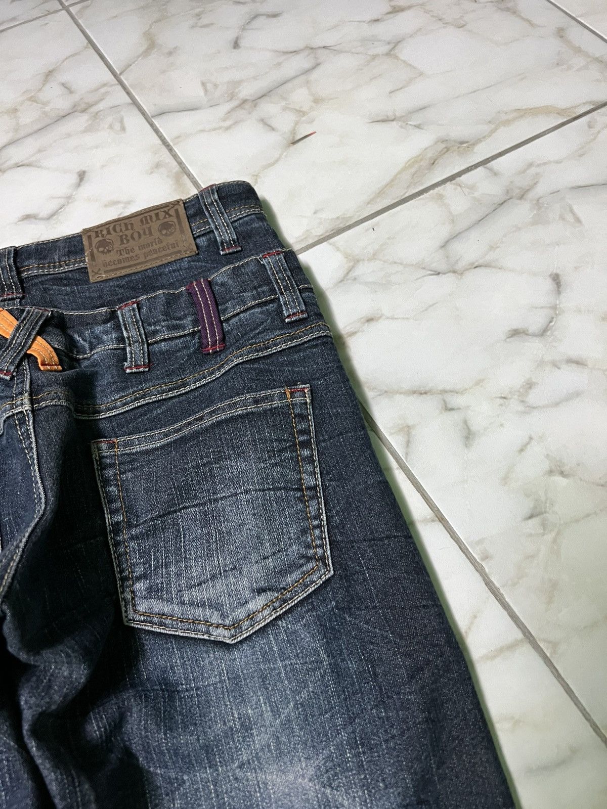 If Six Was Nine × Japanese Brand × Vintage 💥Double Waist💥 90’s Double Focus Japanese Denim Washed Jean Size US 28 / EU 44 - 11 Thumbnail