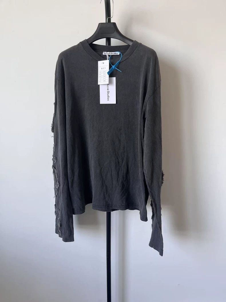 Acne Studios Acne Studios Logo Long Sleeve T-shirt-yf Size US S / EU 44-46 / 1 - 1 Thumbnail