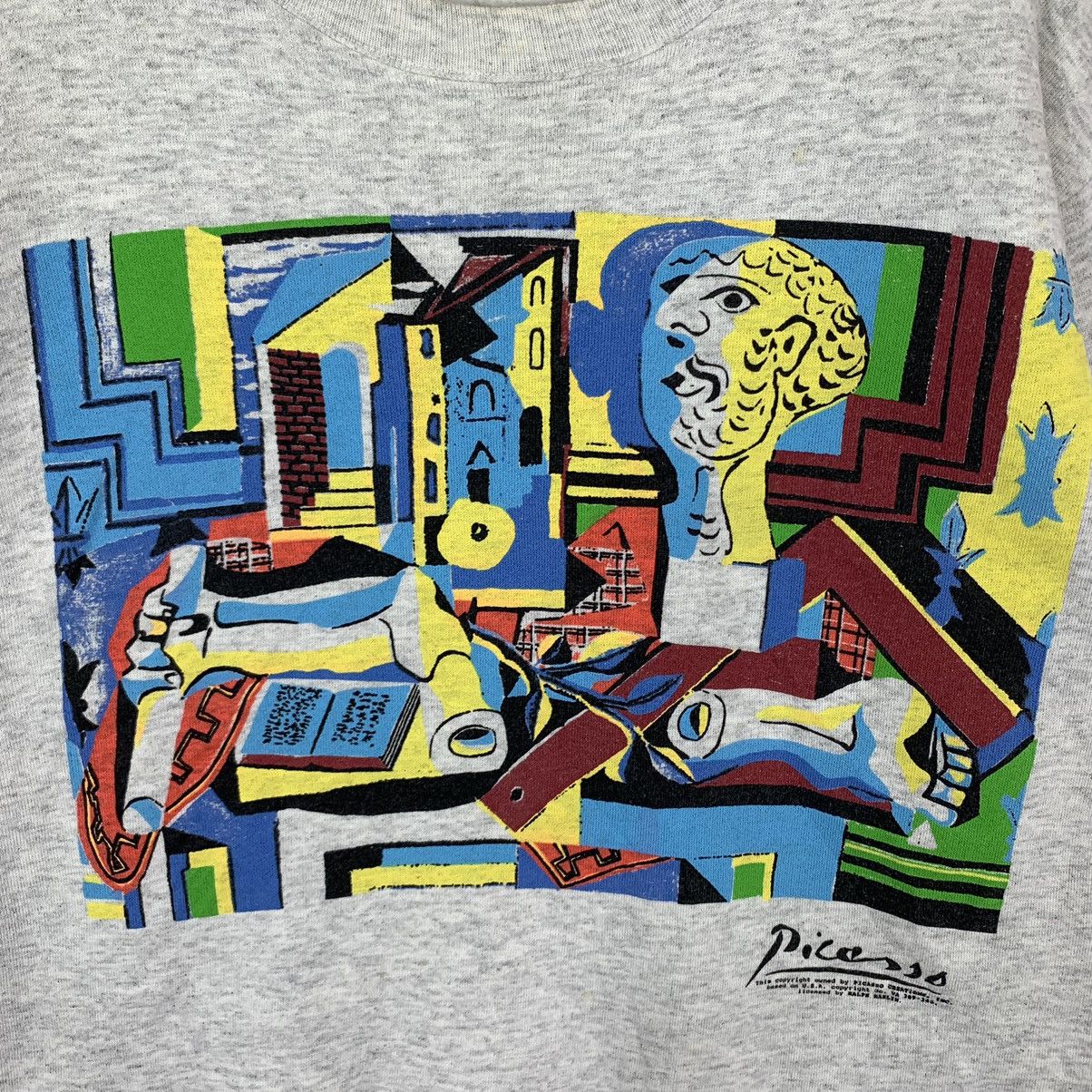 Vintage VINTAGE 90S PABLO PICASSO ART PULLOVER CREWNECK Size US M / EU 48-50 / 2 - 5 Thumbnail