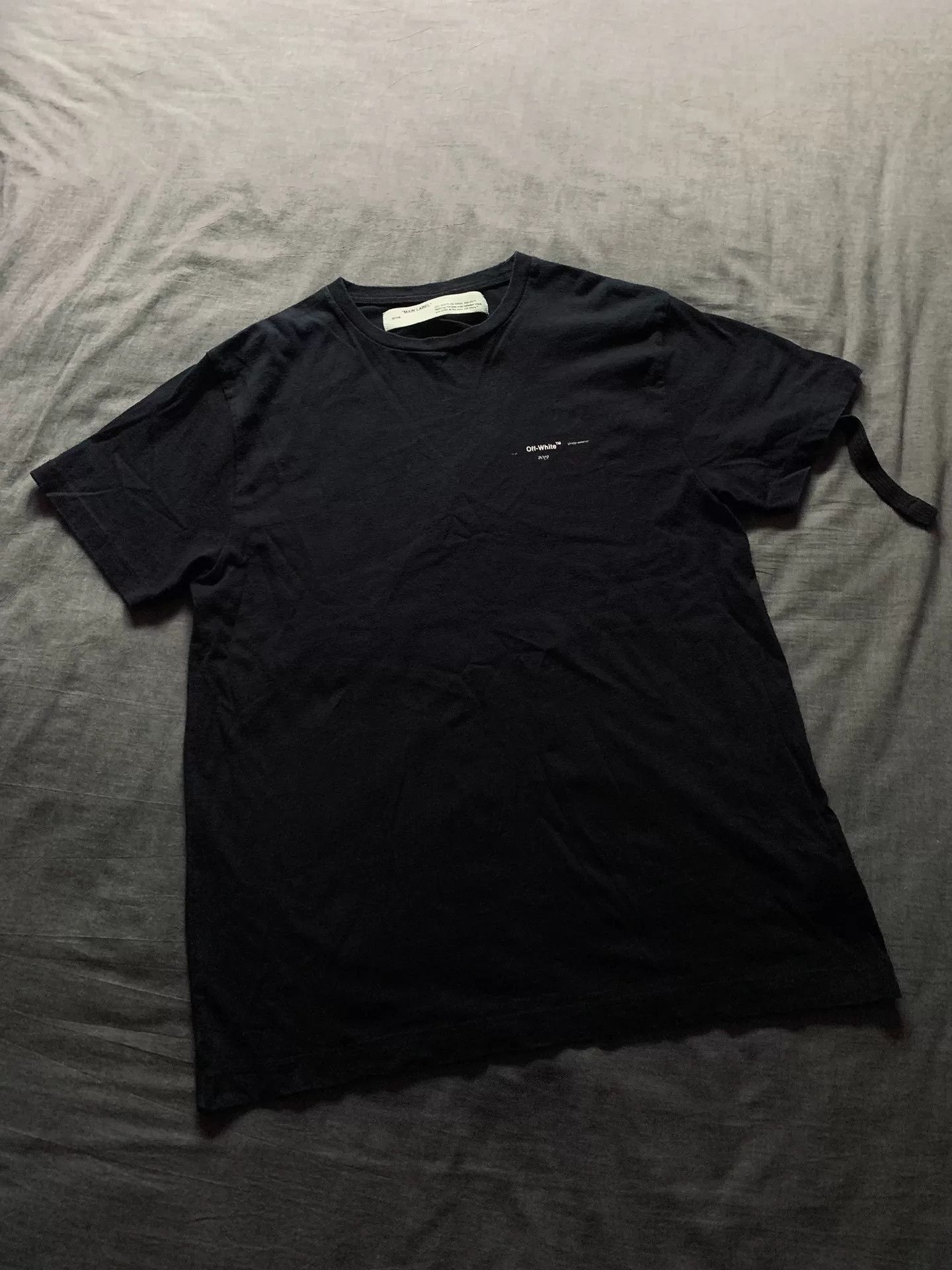 Off-White OFF-WHITE Monet Oil Painting Black Tee Size XXS / US 00 / IT 34 - 1 Thumbnail