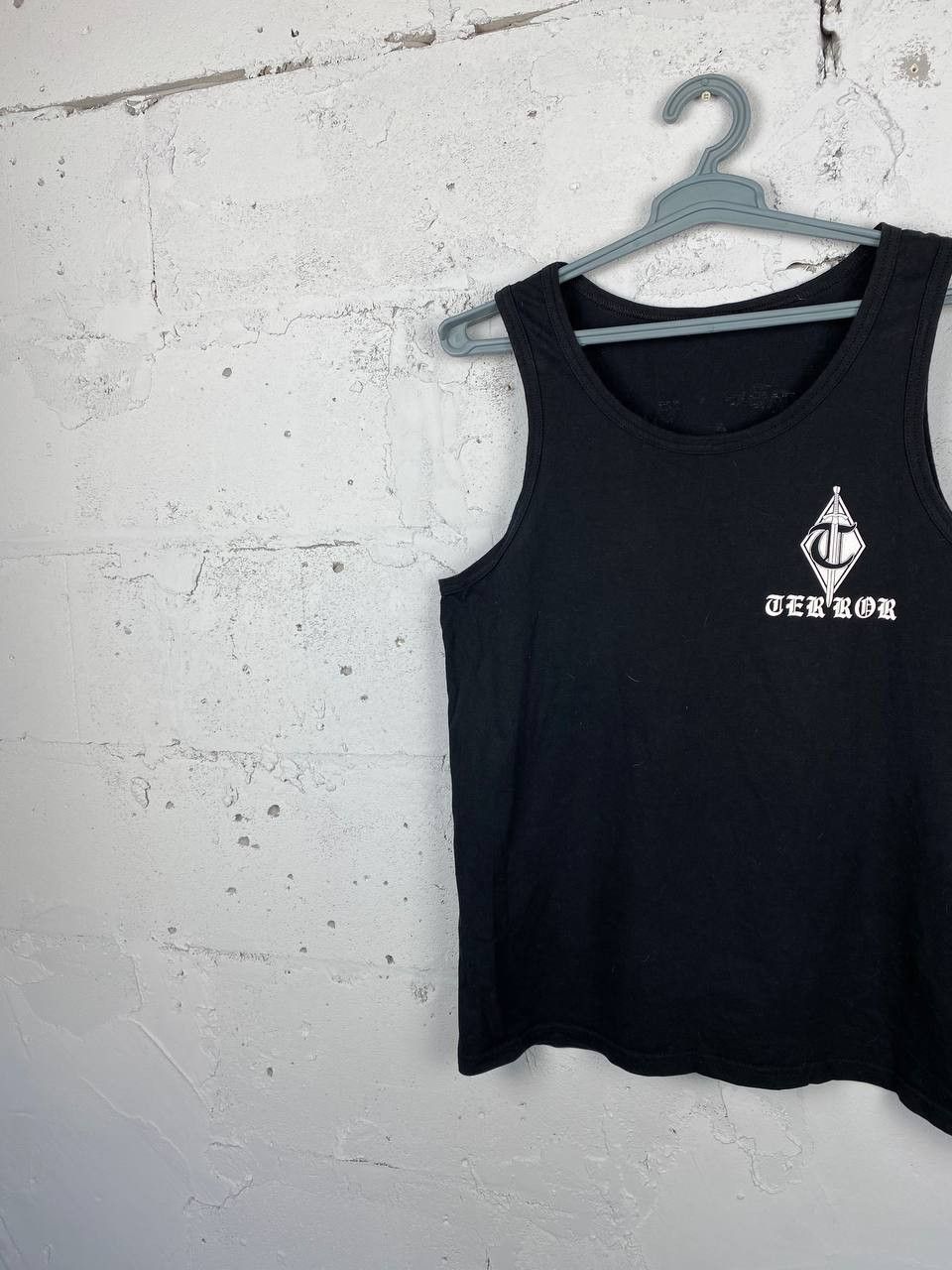 Vintage Vintage 90s Rotterdam terror worldwide madman Tank Top Size US L / EU 52-54 / 3 - 3 Thumbnail
