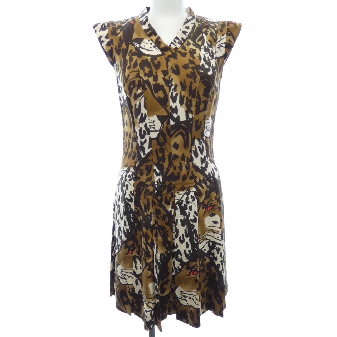Louis Vuitton Louis Vuitton Louis Vuitton Silk Dress Textile Dresses DUTY FREE for USA Size ONE SIZE - 1 Thumbnail