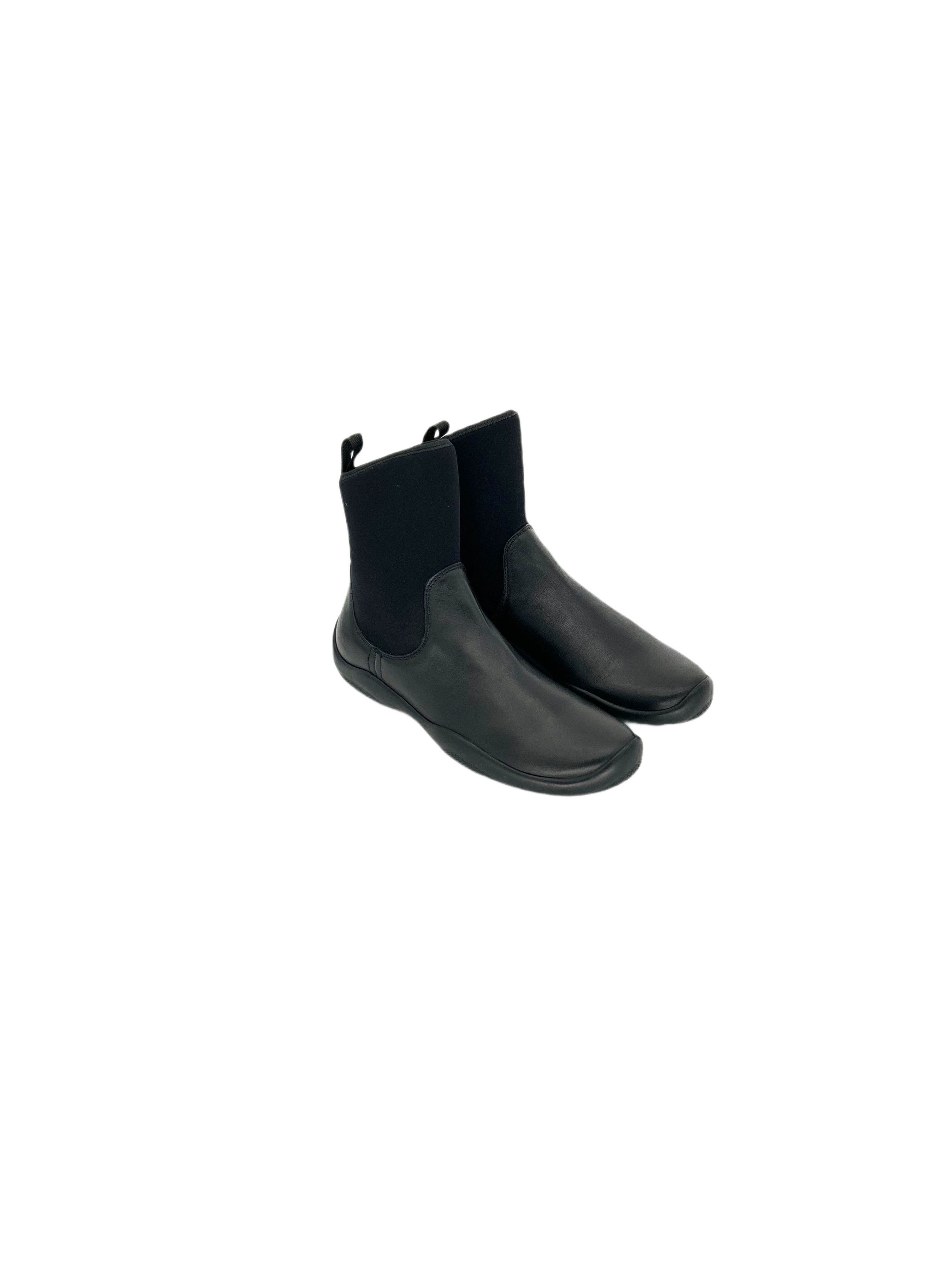 Prada Linea Rossa Black Hybrid Chelsea Boot WithNeopreneSock