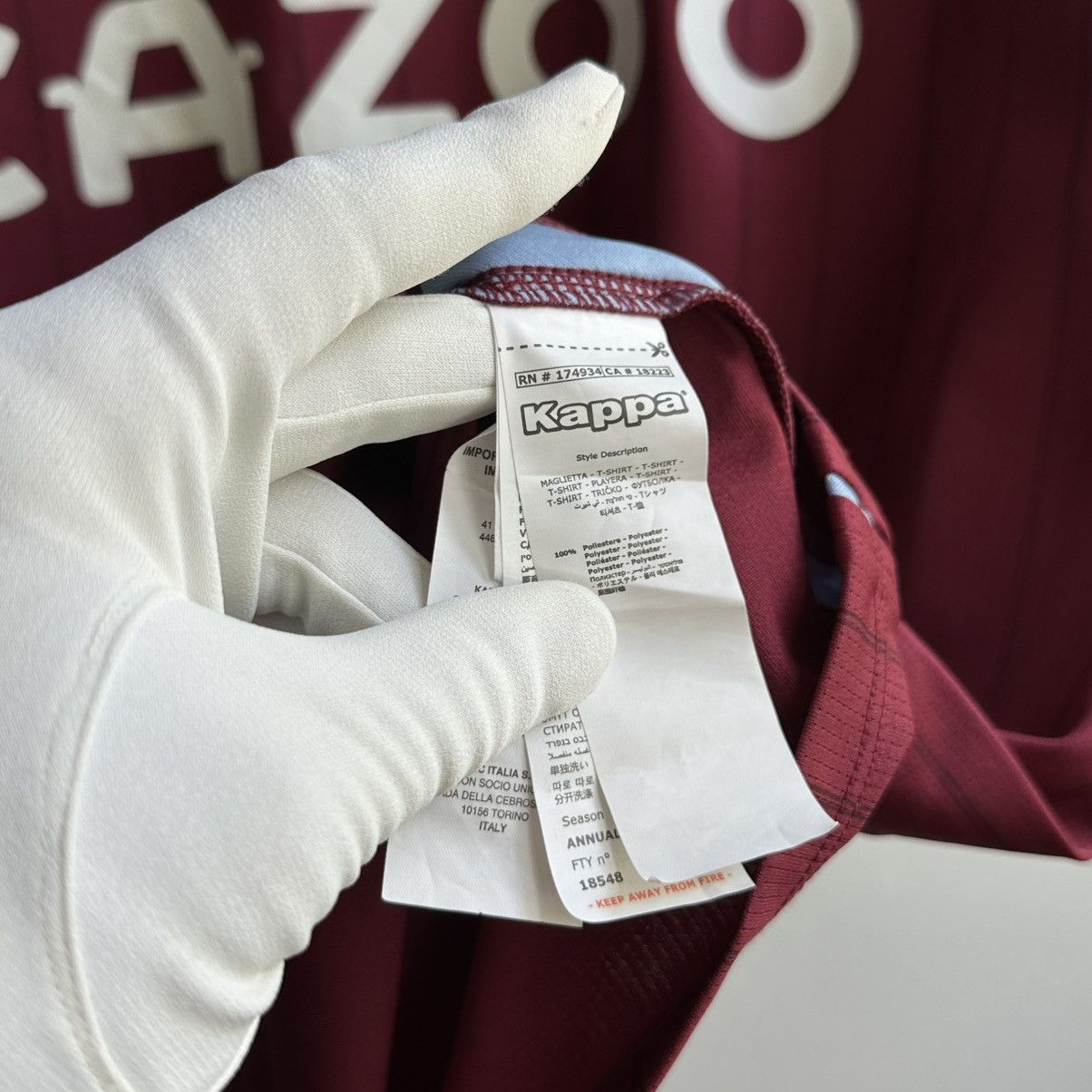 Kappa Kappa Aston Villa FC AVFC 2020/21 Soccer Jersey Blokecore Size US XXL / EU 58 / 5 - 13 Thumbnail