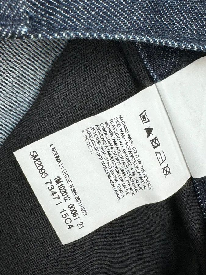 Balmain 2010s Pierre Balmain Navy Brut Slim Denim Jeans Size US 30 / EU 46 - 12 Thumbnail