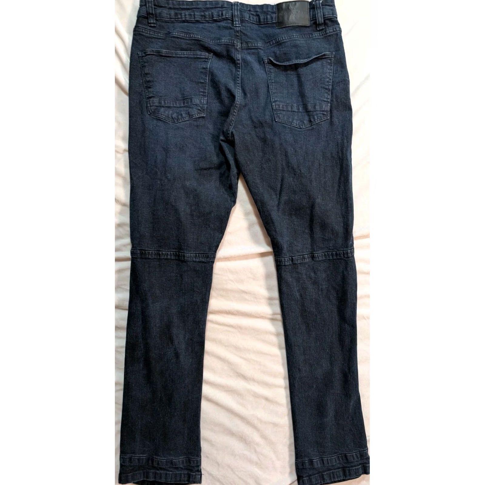 Ecko Unltd. Ecko Unltd. Jeans Slim 5-Pocket Denim Blue Dark Wash Men’s 36x32 Zipper Mid Rise Straight Style 36 32 XS? Size US 36 / EU 52 - 7 Thumbnail