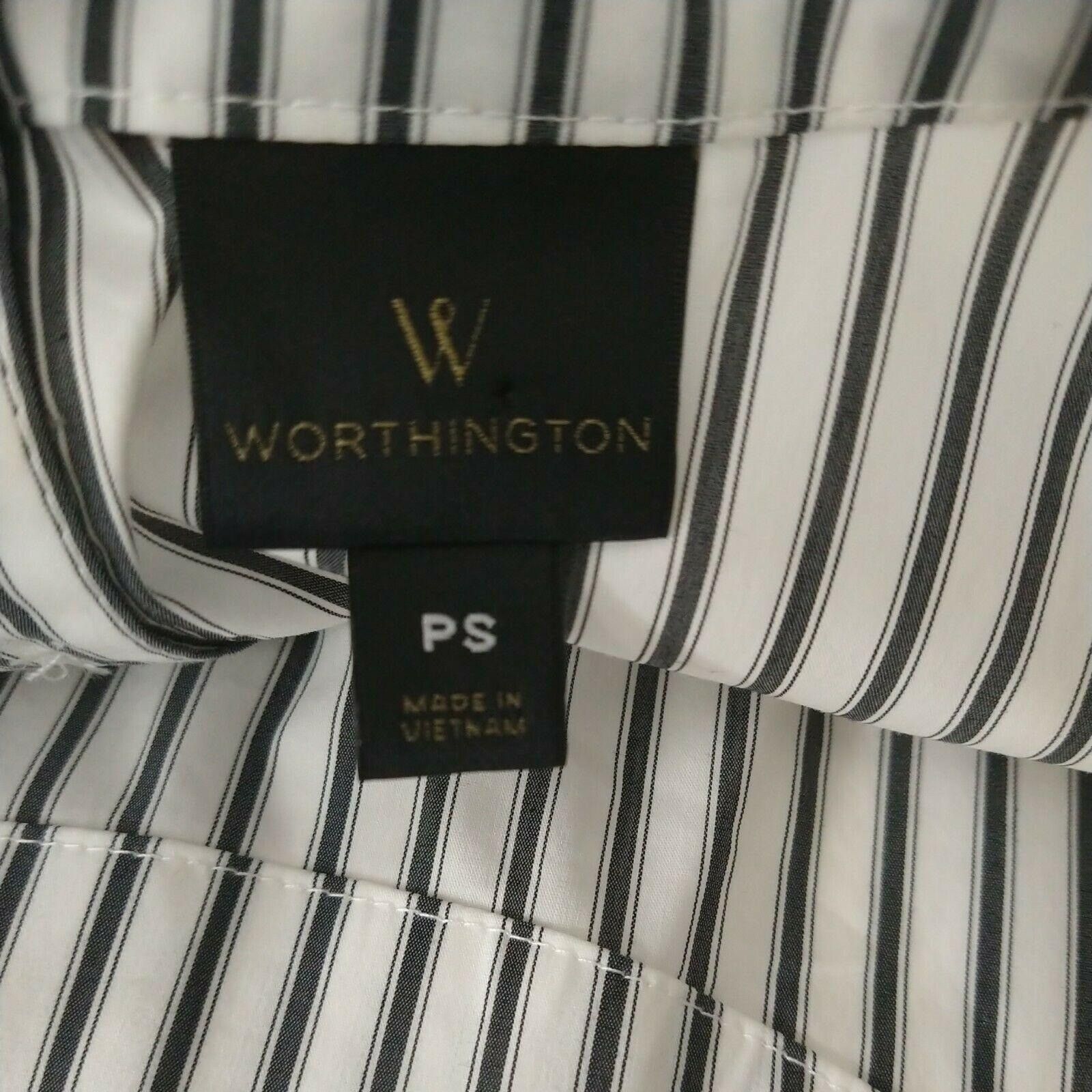 Other Worthington Top Shirt Pullover Women Size PS Black White Size S / US 4 / IT 40 - 7 Thumbnail