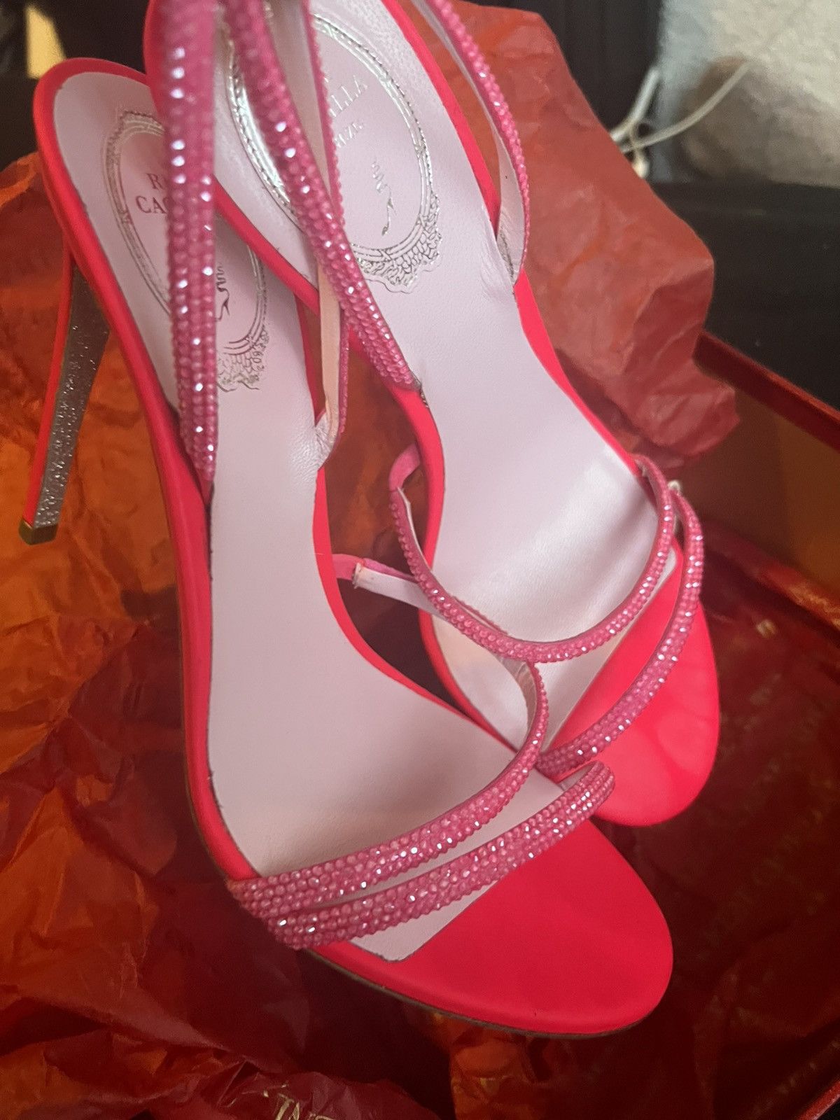 Rene Caovilla René caovilla pink heels Size US 10 / IT 40 - 4 Thumbnail