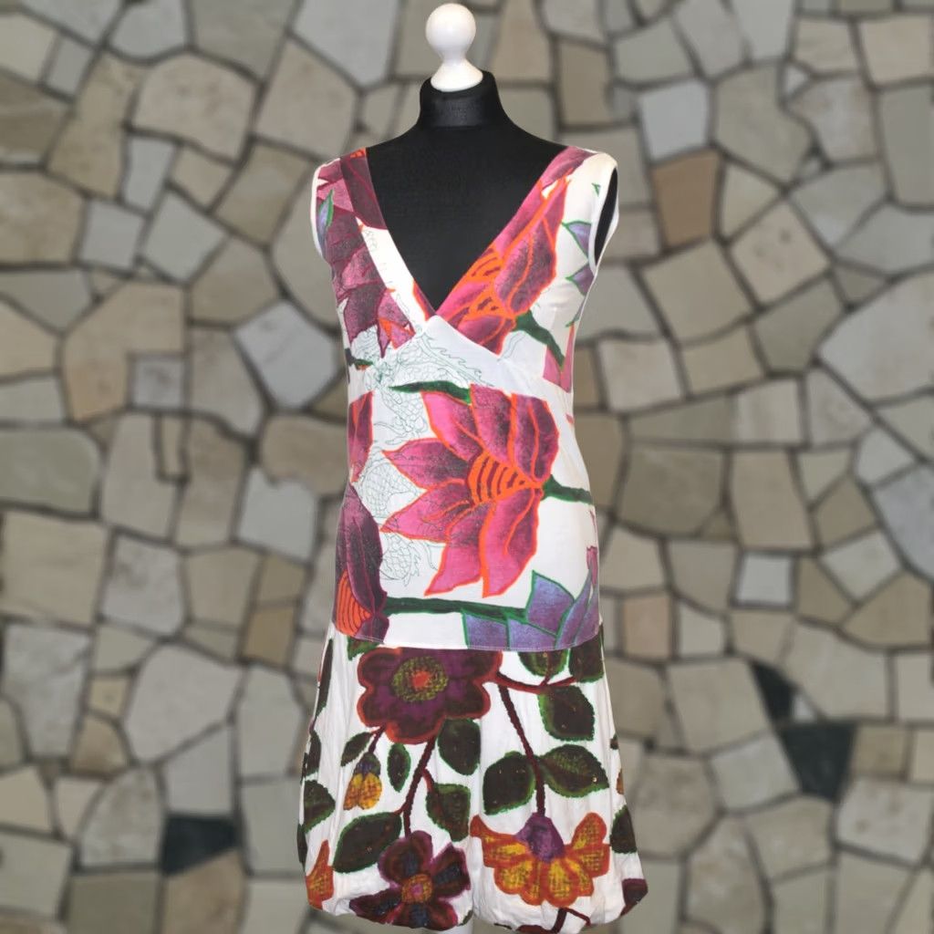 Desigual Desigual Dress Womens L Knee Length A-Line Multicoloured Desigual Dress L Womens Size L / US 10 / IT 46 - 1 Thumbnail